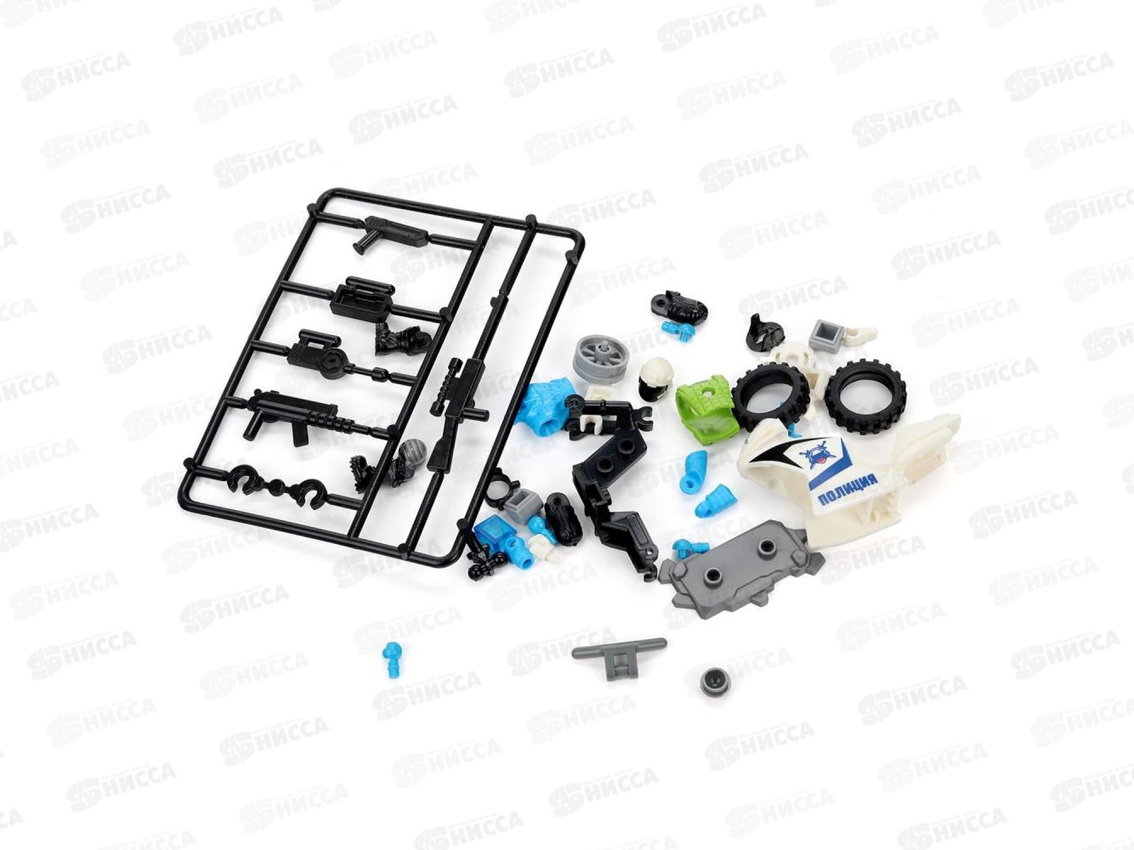 Конструктор &quotГОРОД МАСТ&quot Полицейский на мотоцикле, 42дет. 30078-XJ