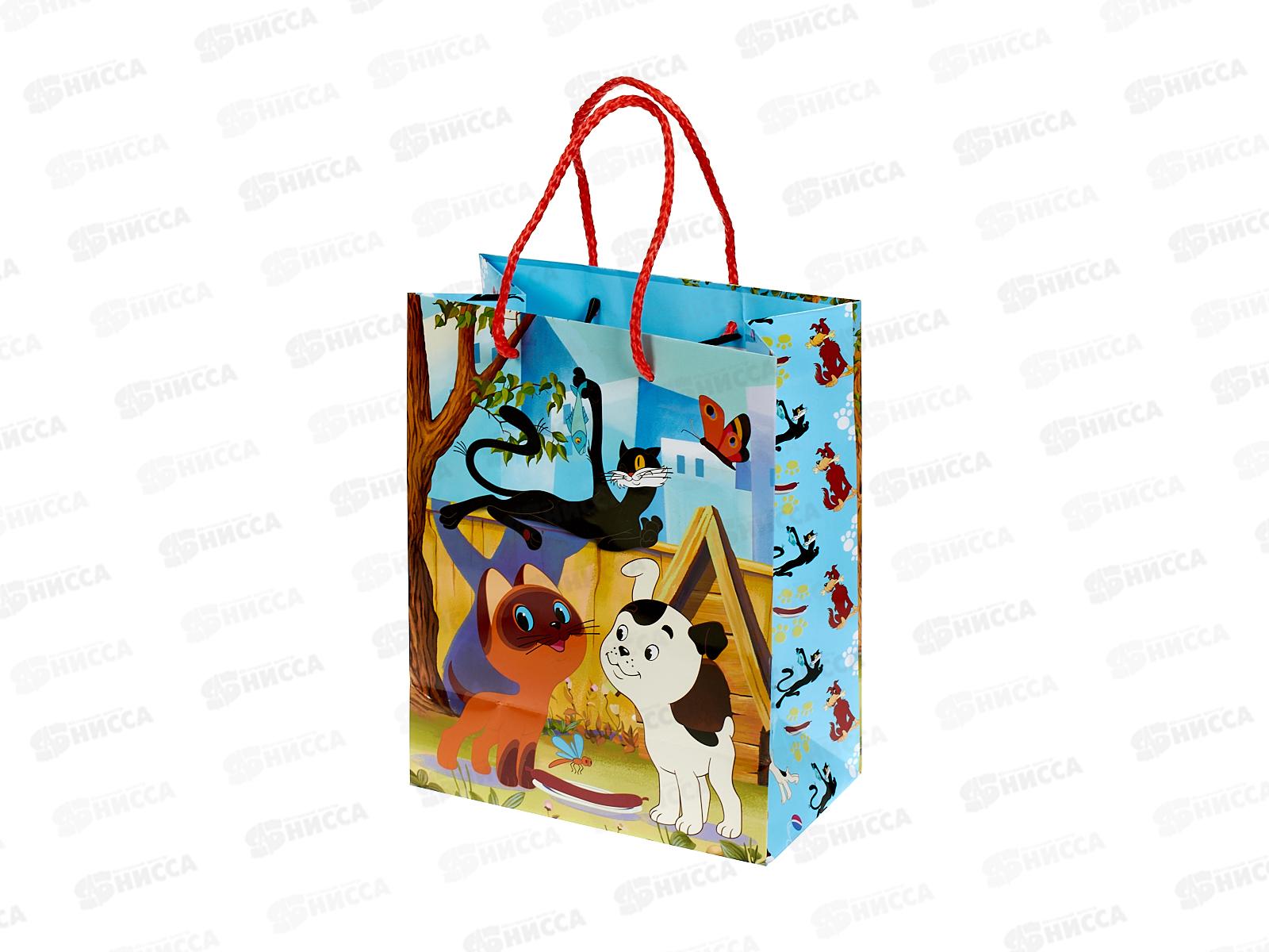 Пакет подарочный 18х23х10см m Глянцевый Союзмультфильм, PM-127493-CG  *12