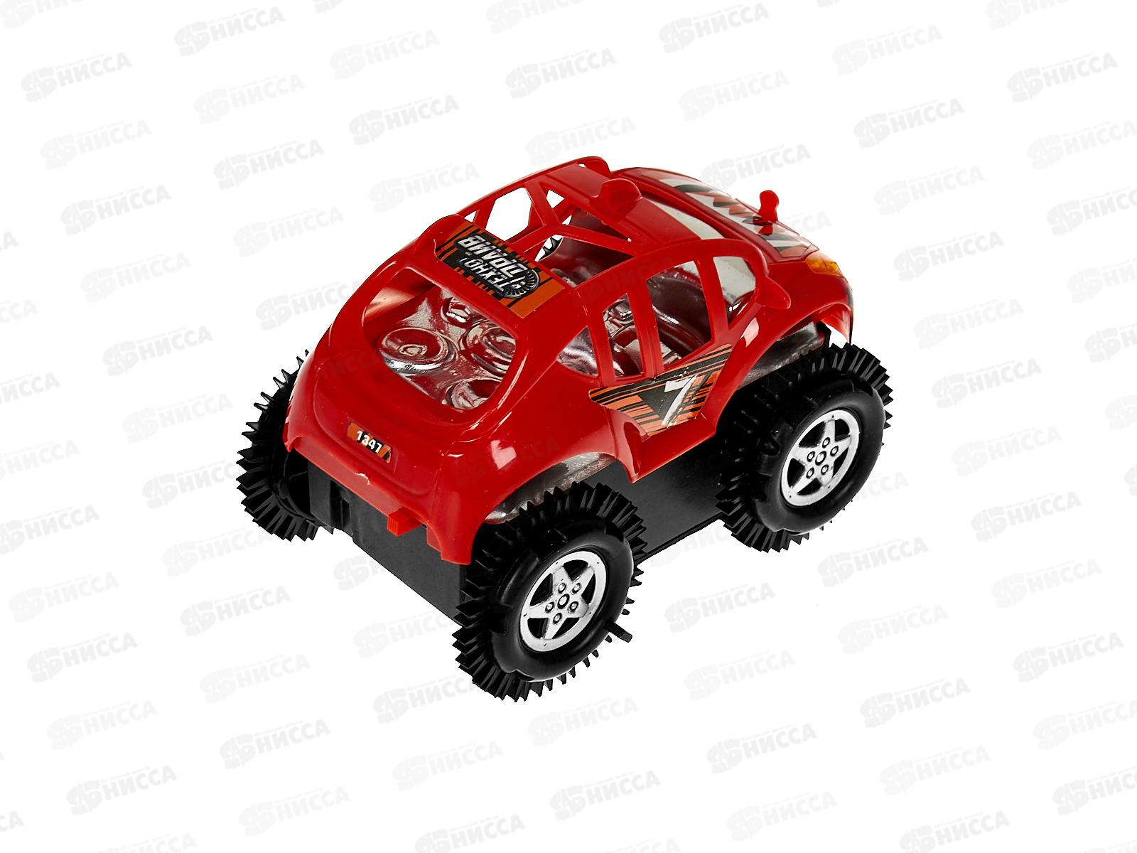 Машина-перевертыш на бат. &quotТехнодрайв&quot 1310В064-R в коробке