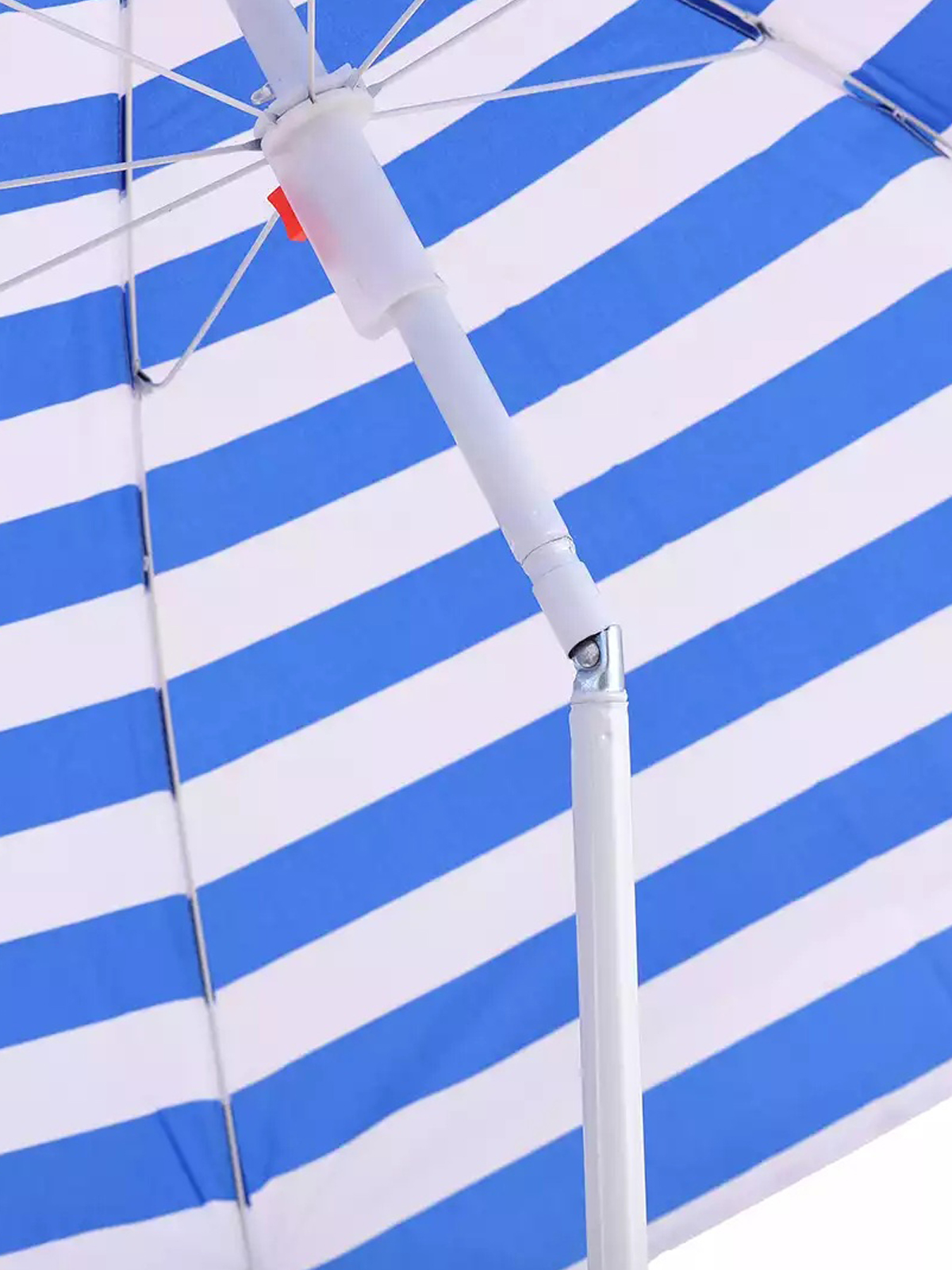 Зонт пляжный d-170см высота 185см blue-white RUSH WAY, 437469 *12  гб