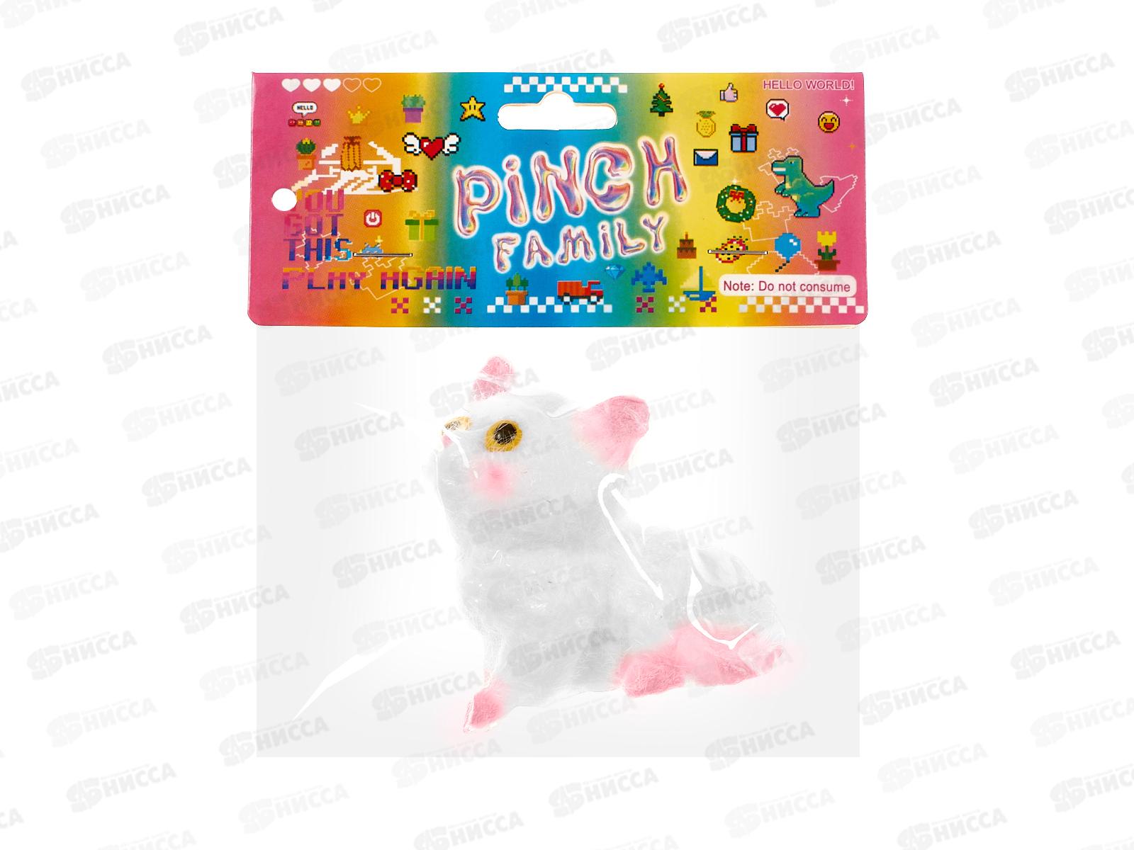 Игрушка-антистресс  Котик 10*7см цвета в асс. в уп. M-20369 *16