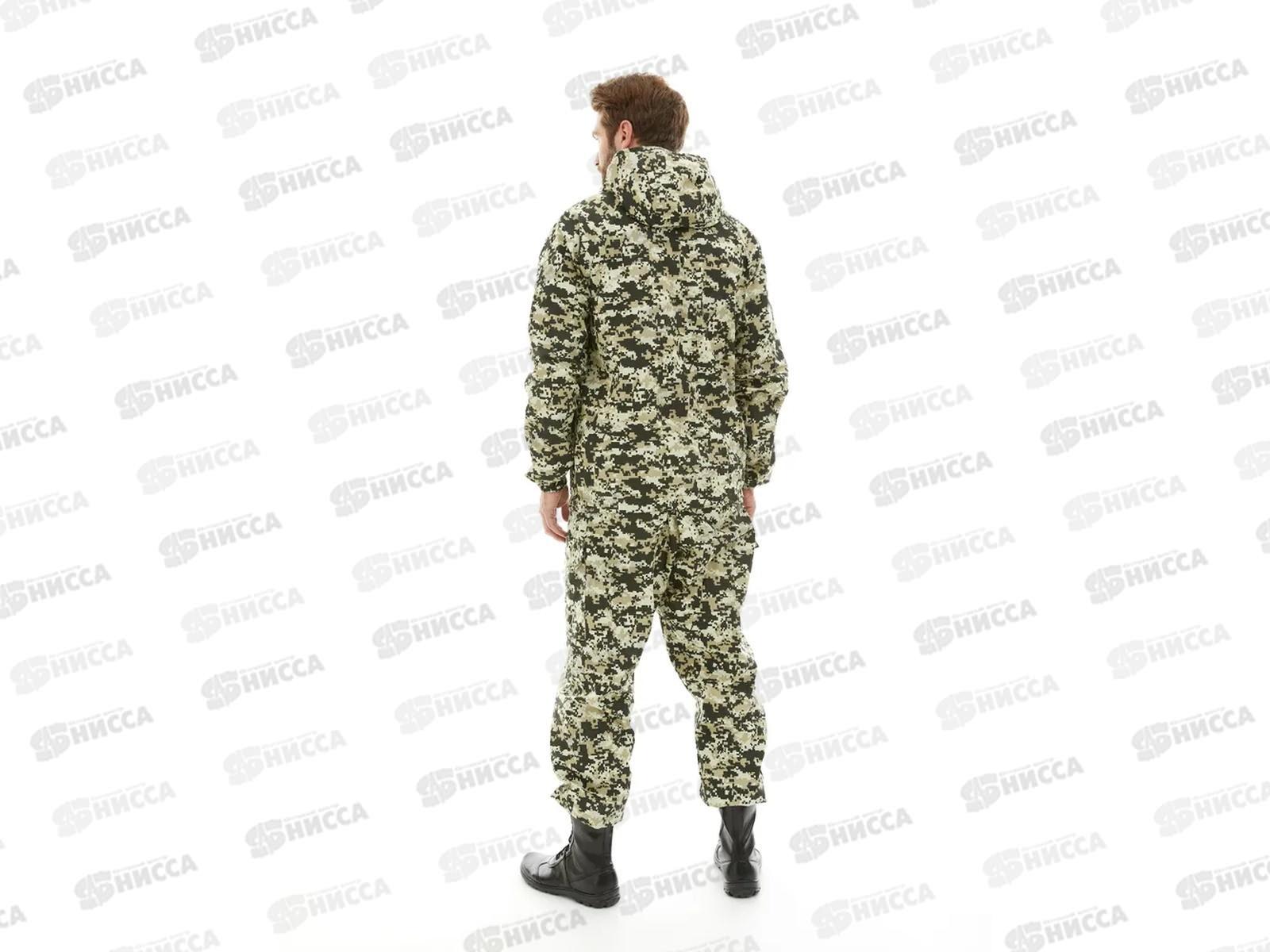 Костюм МАСКХАЛАТ, бязь, лето (48-50, 182-188) серый Пиксель СЗМG0301