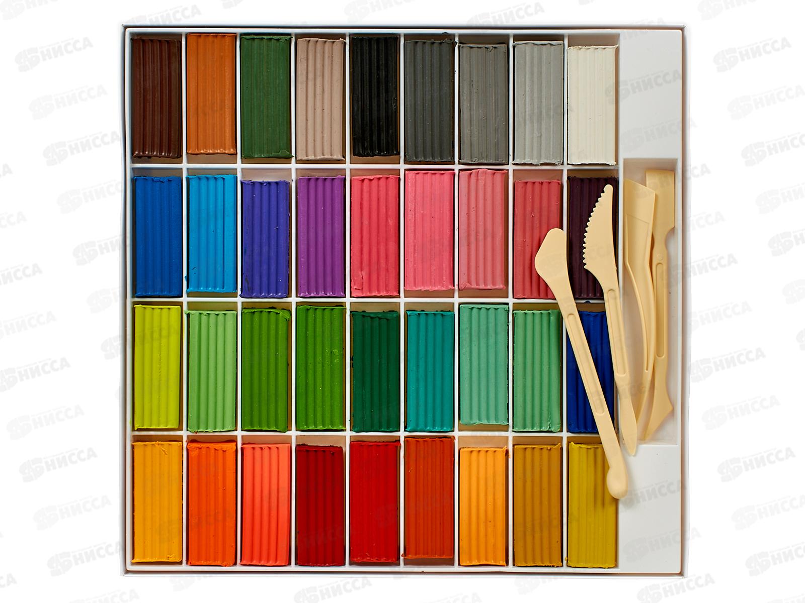 Пластилин 36цв 480г ПП классический, ПЛ-0128  *12