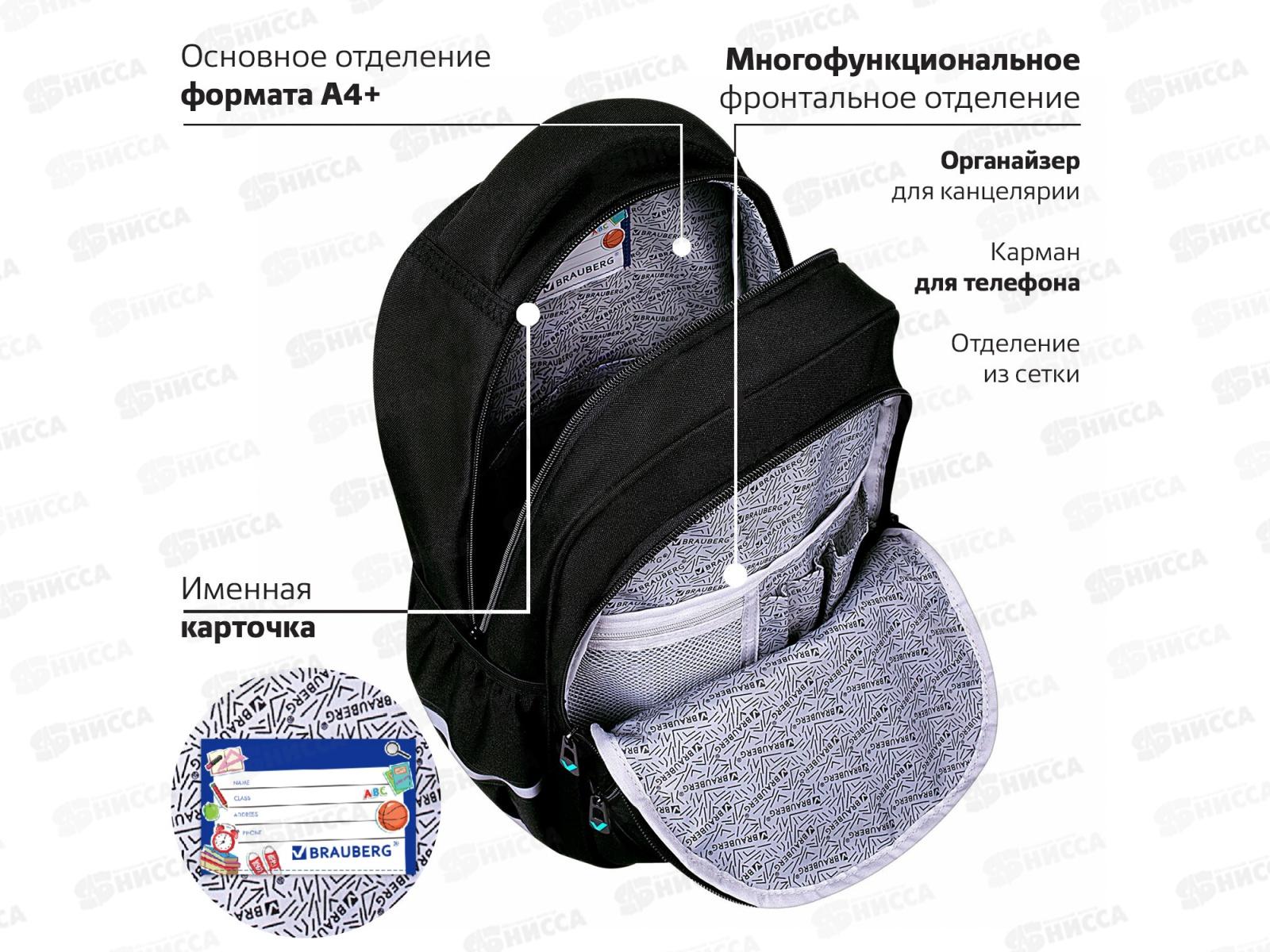 Рюкзак BRAU Motion 41*28*17см, Be cool  2отд.  273116 *20