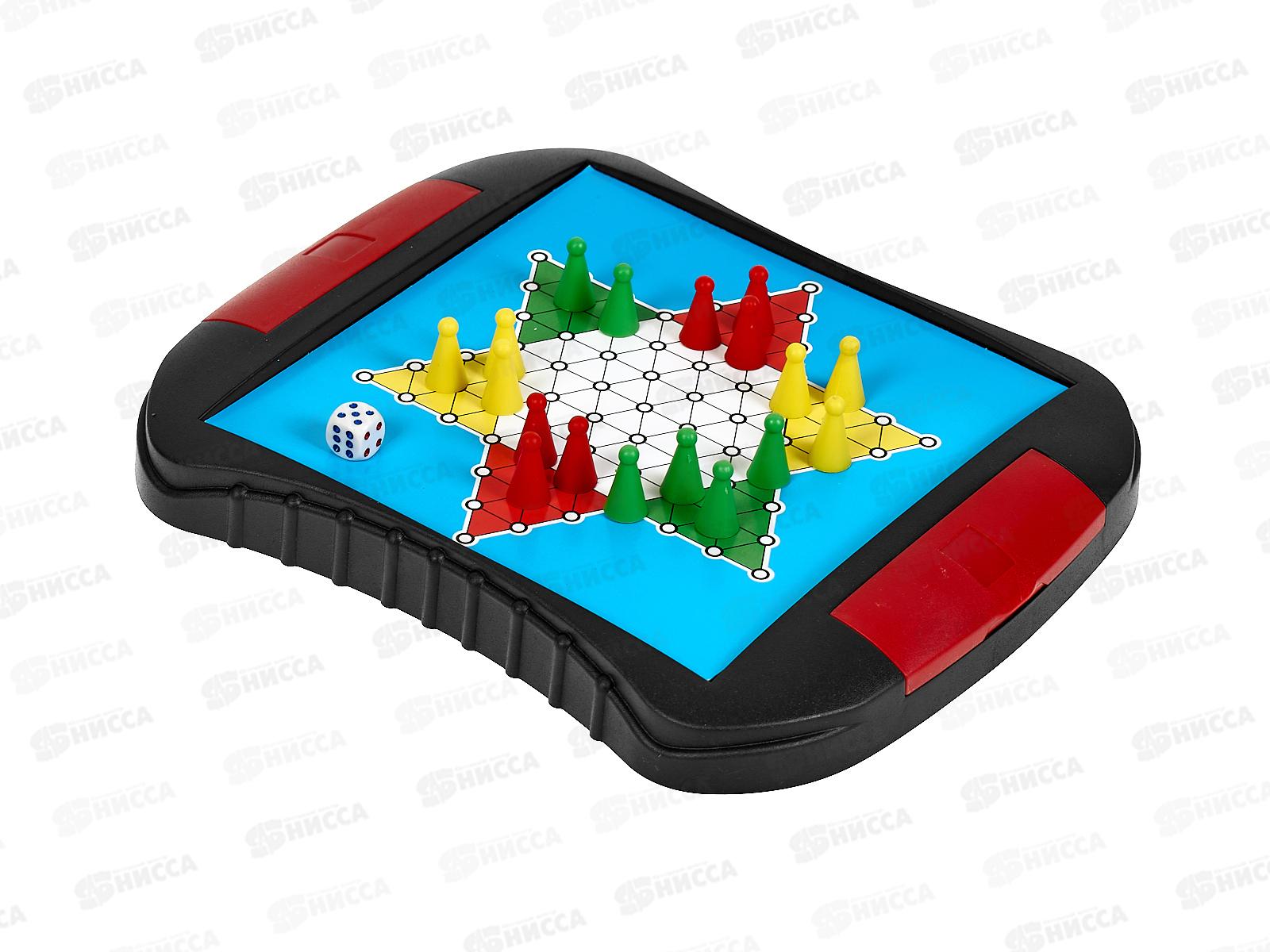 Настольная игра 6в1 (шахматы, шашки, игра-ходилка, нарды) 1000973