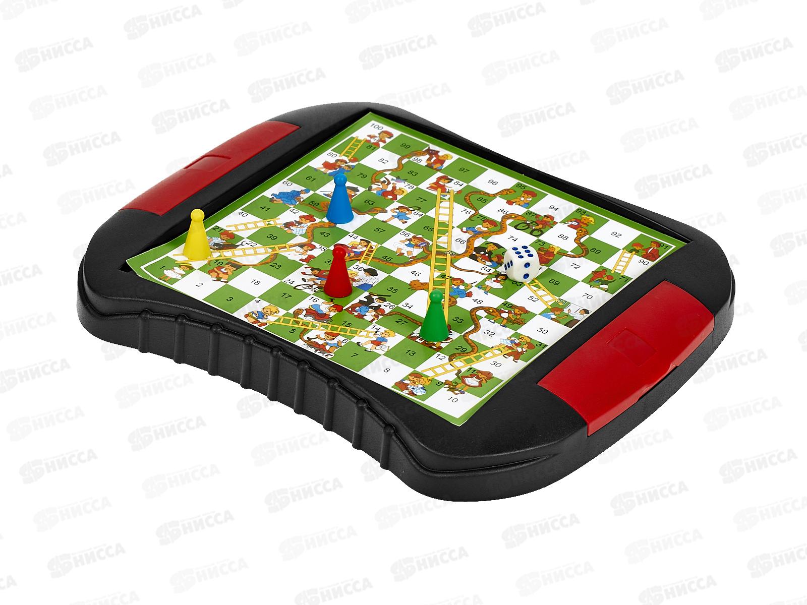 Настольная игра 6в1 (шахматы, шашки, игра-ходилка, нарды) 1000973