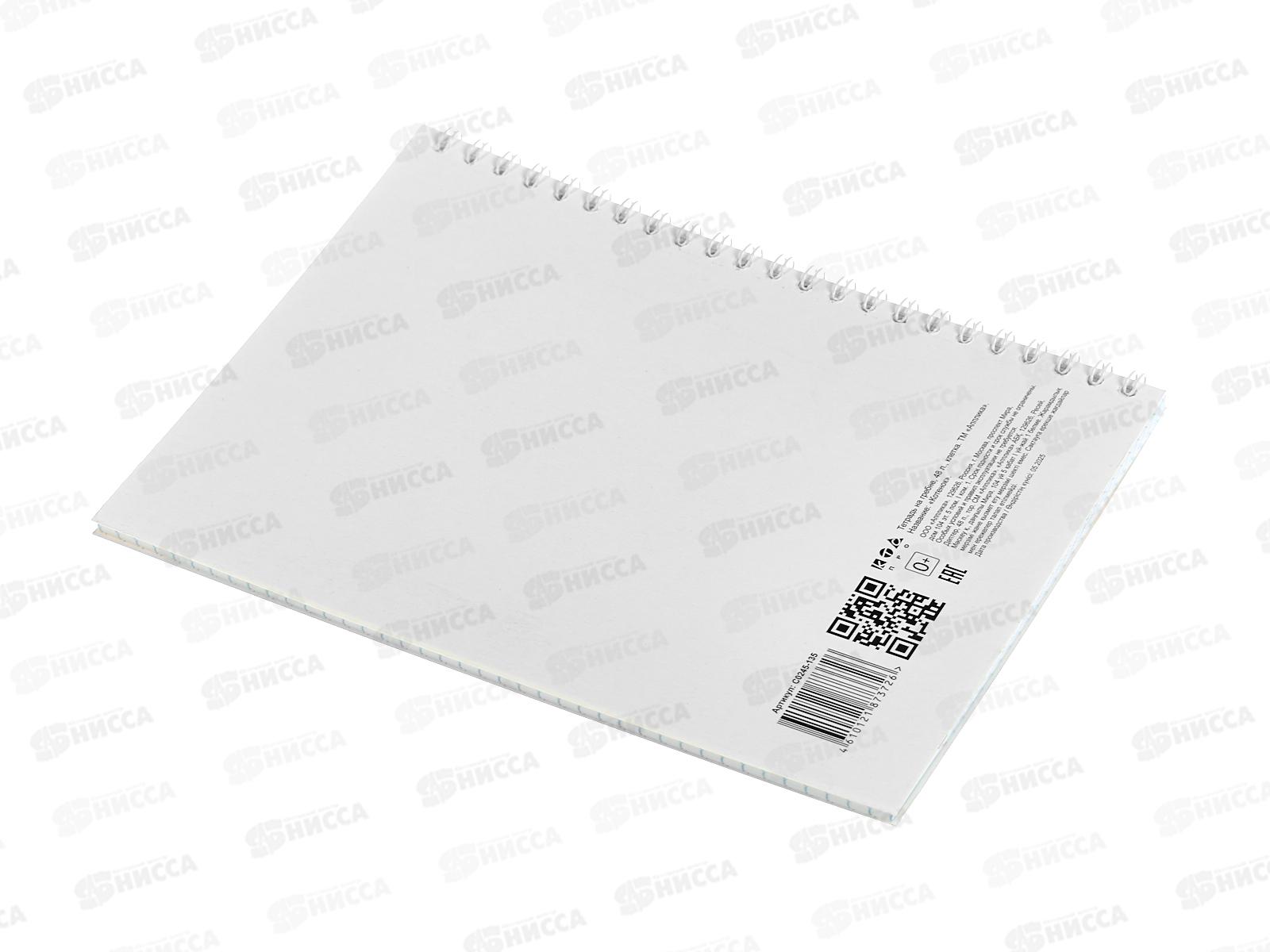 Тетрадь 48л кл. Апплика Котенок ,греб.  С0245-135*80