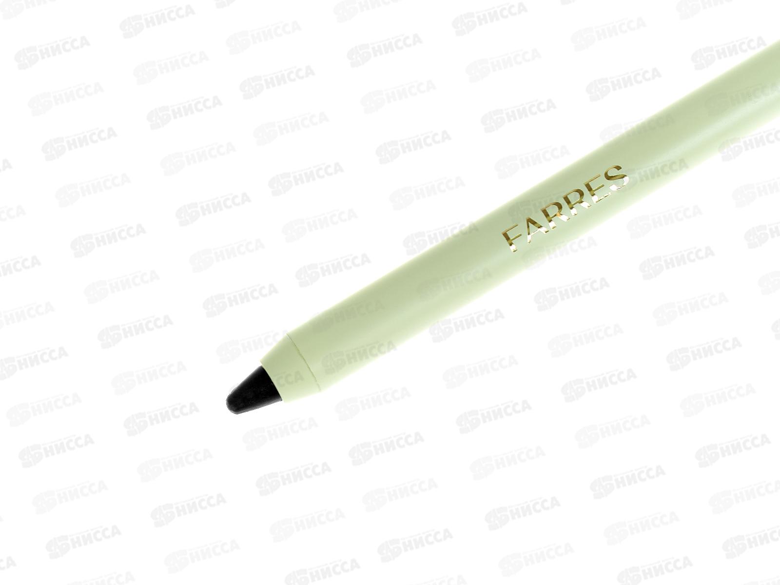 Farres Водостойкий карандаш-подводка Каял Natural W209-01 черный