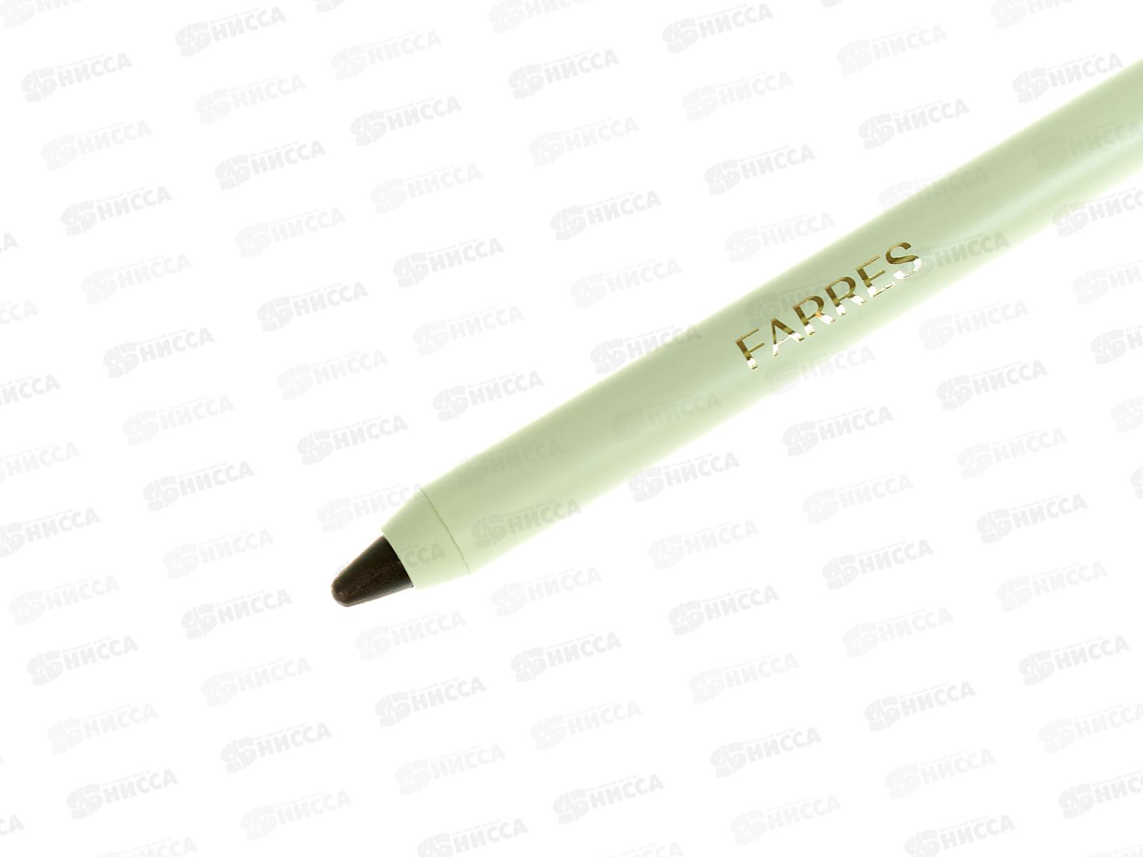 Farres Водостойкий карандаш-подводка Каял Natural W209-03 темно-корич