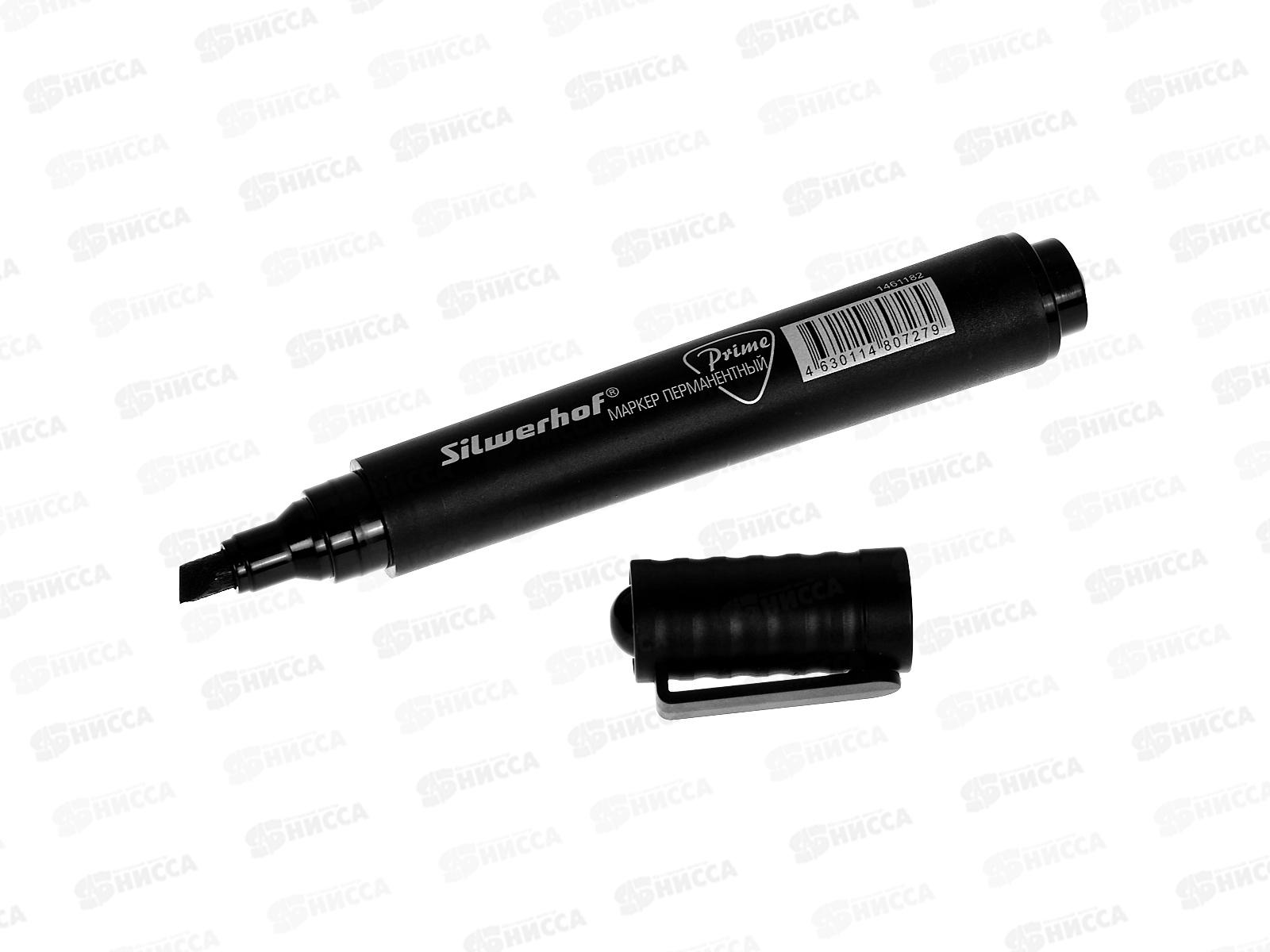 Маркер SILWERHOF Prime , 2-5мм, черн.,скош. 1461182 *12/480
