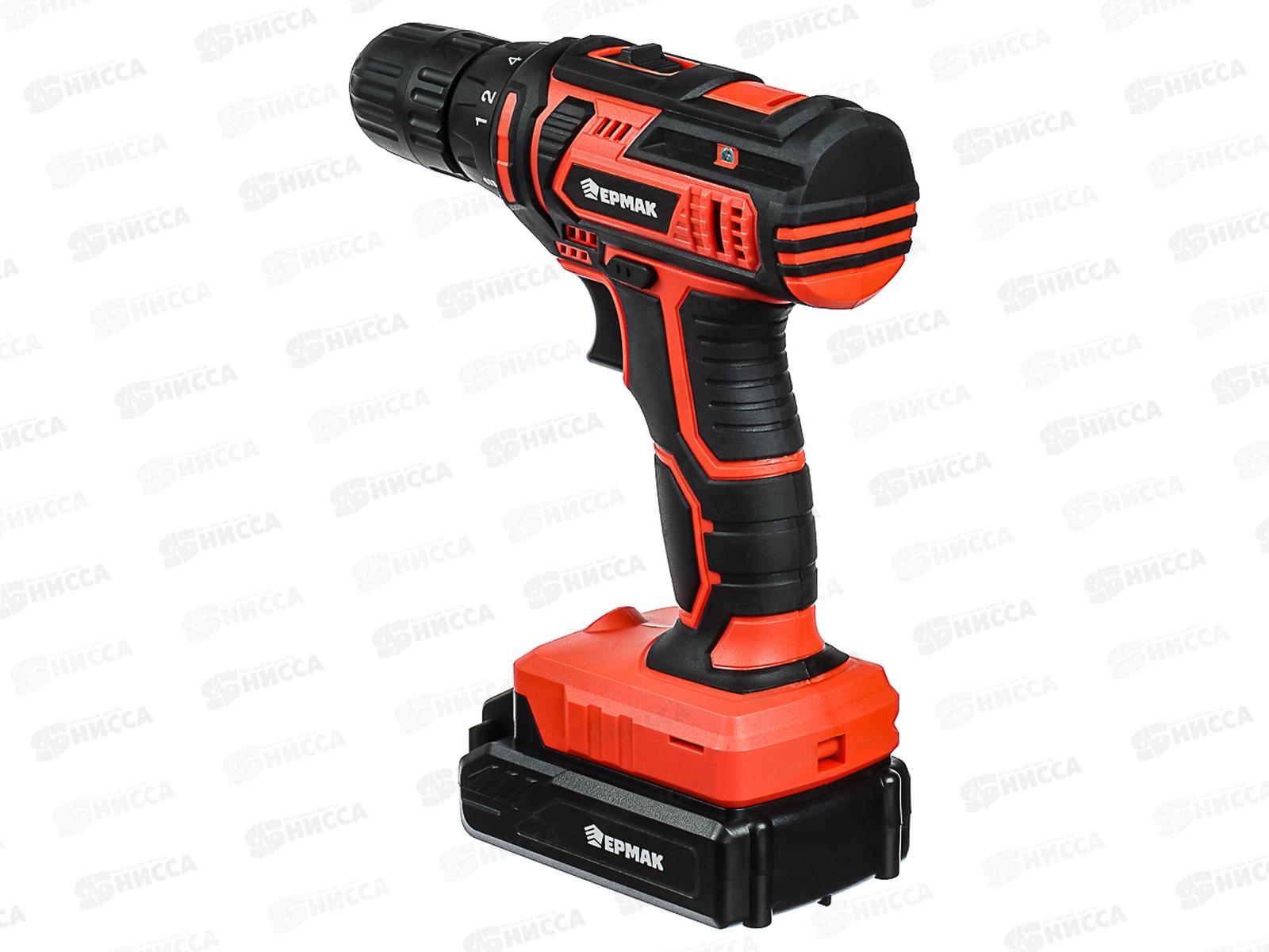 ДРЕЛЬ шуроповерт аккумуляторный ША-18 1550об/мин ЕРМАК 646-325 г