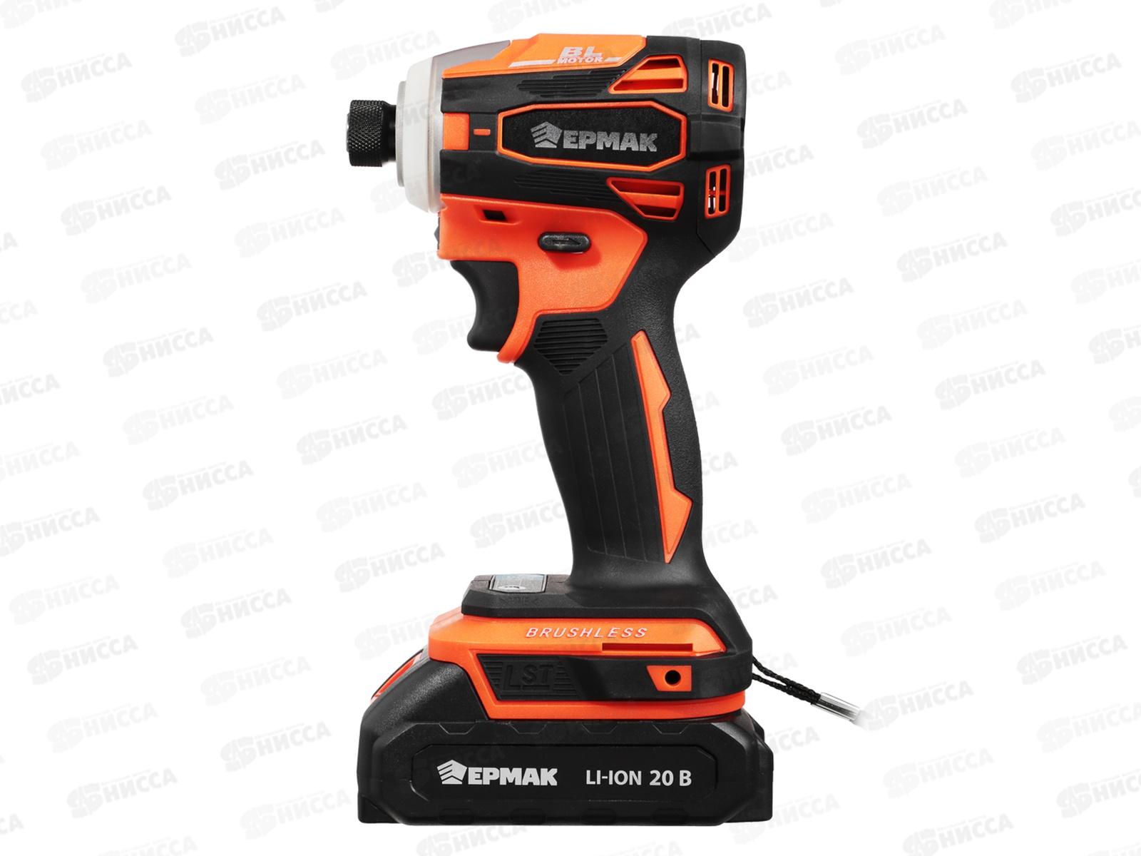 ДРЕЛЬ шуроповерт на АКБ 20В 2,0А Ермак 691-052 г