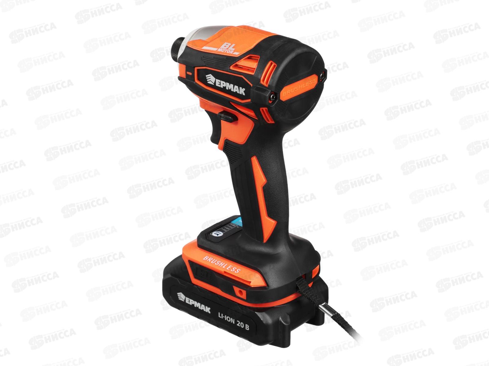 ДРЕЛЬ шуроповерт на АКБ 20В 2,0А Ермак 691-052 г