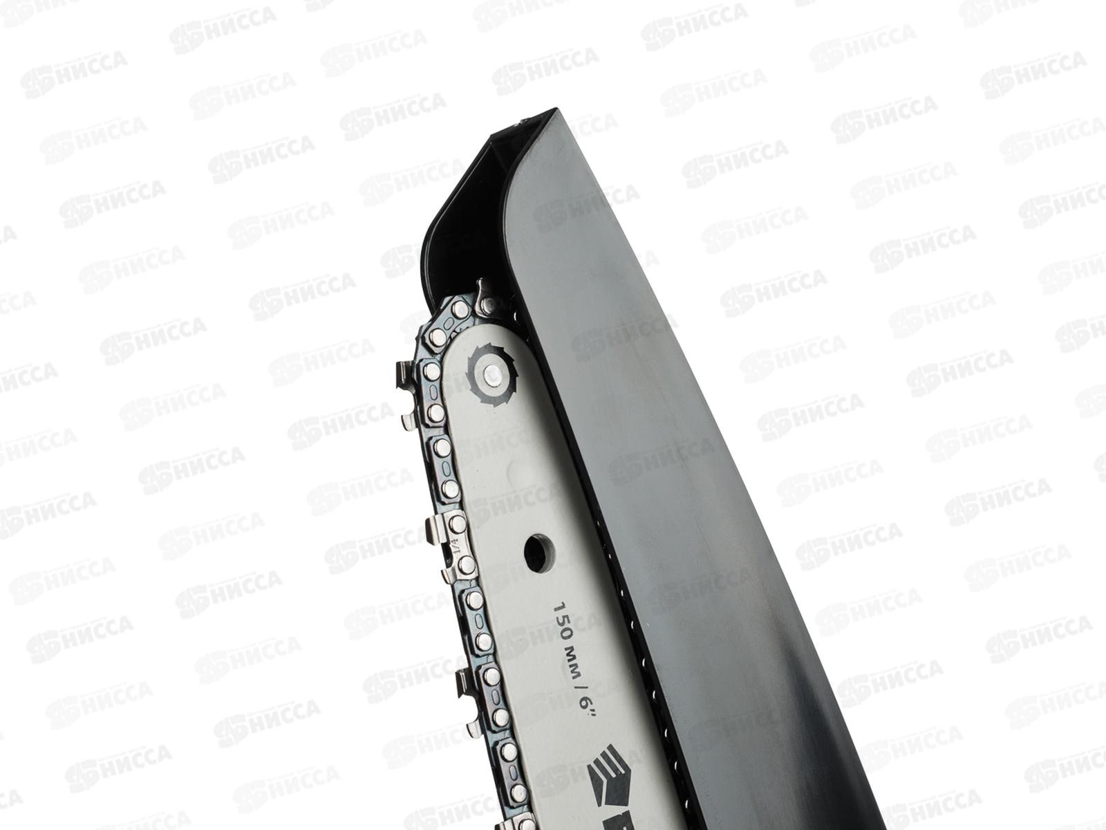 Электропила Ермак аккумуляторная 1АКБ шина 150мм 2,0А*ч 691-188 г