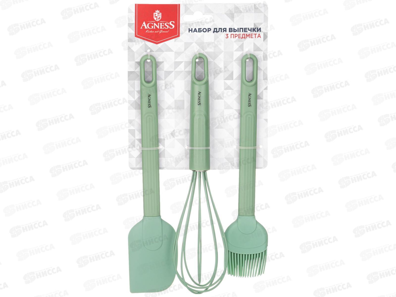 Набор Венчик,лопатка,кисточка 3 предмета 671-002 *12