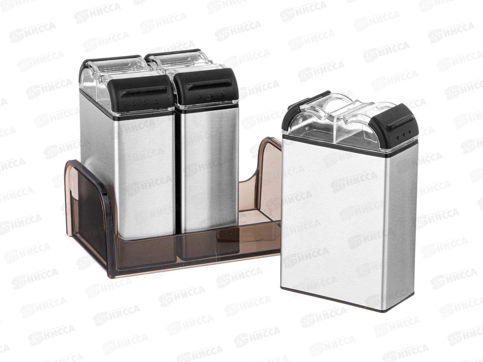 Набор емкостей для специй Agness из нерж стали 3шт 671-107