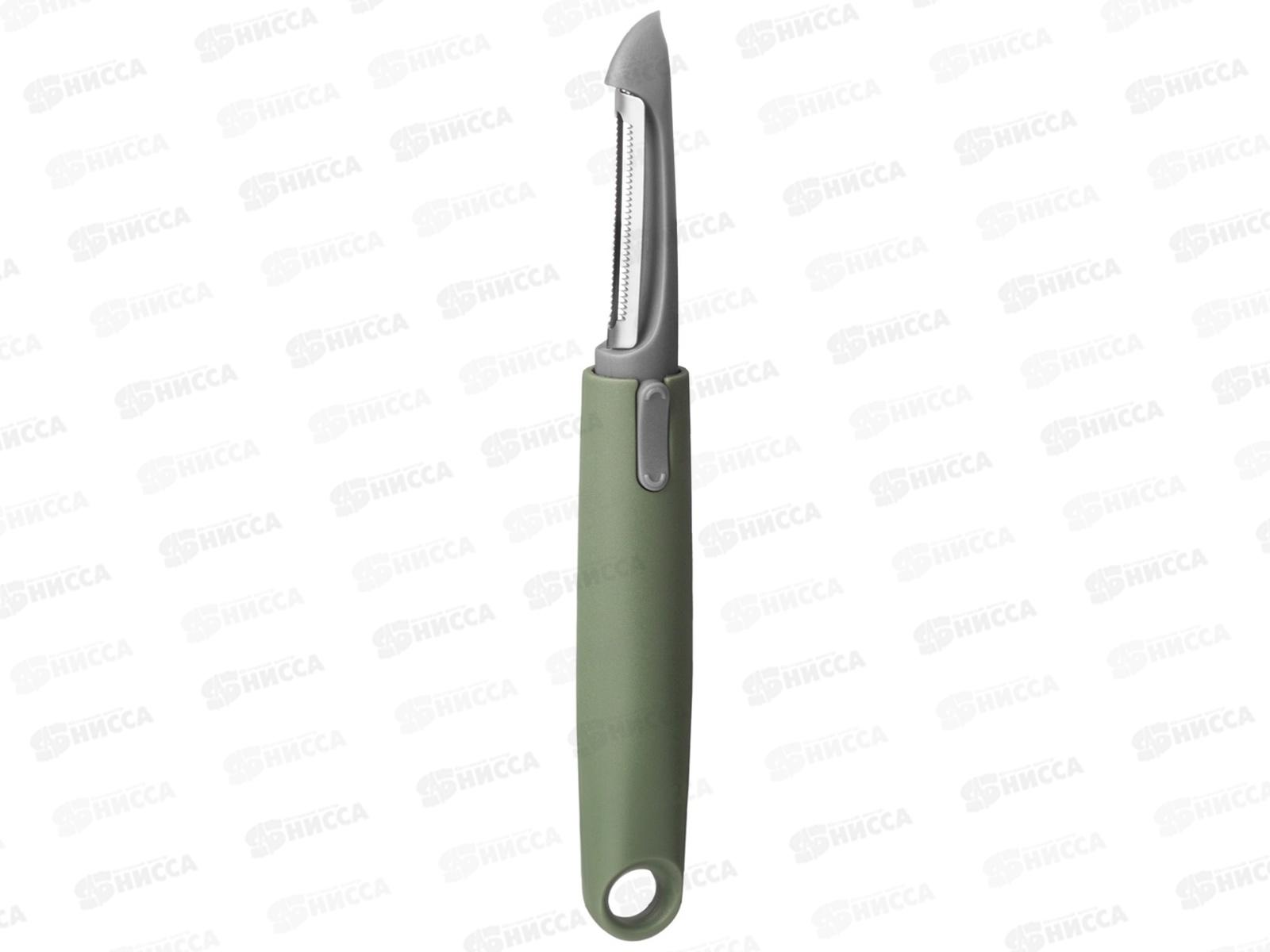 Овощечистка цвет зеленый 671-503 *24