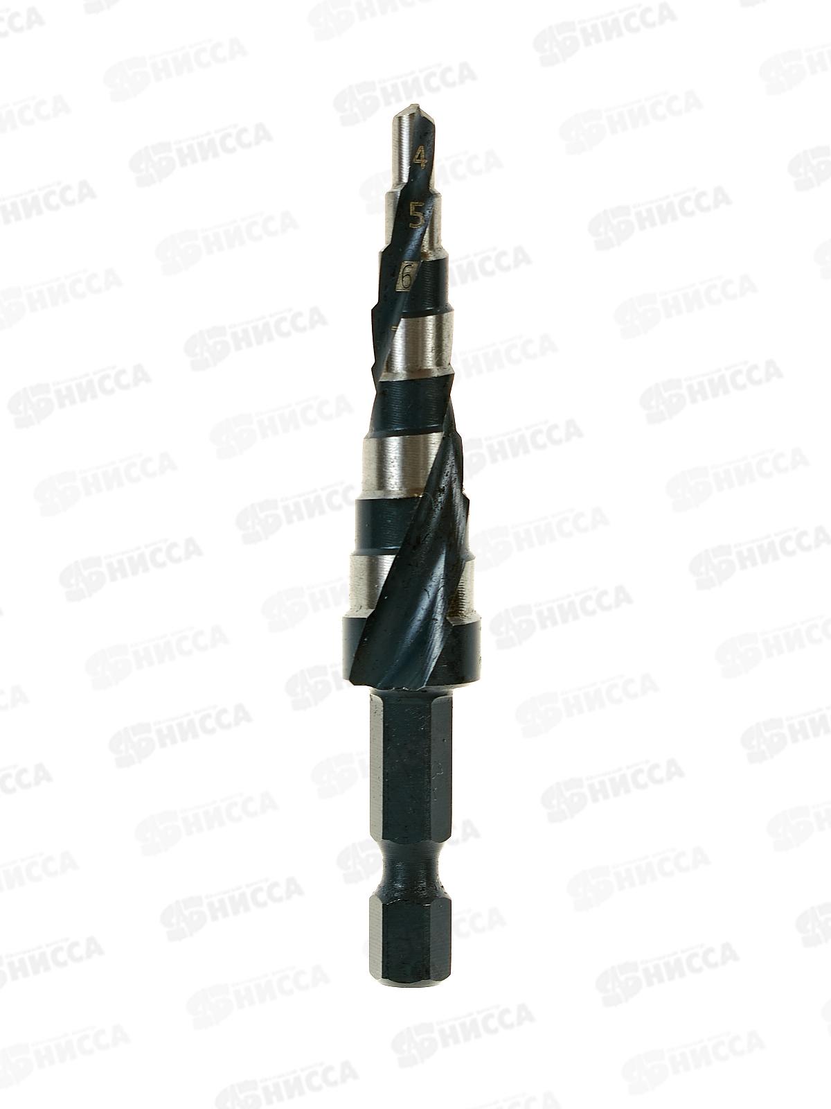 Сверло ступенчатое Stayer Pro-Max 4-12мм 9ступ винт спир 29661-4-12-9