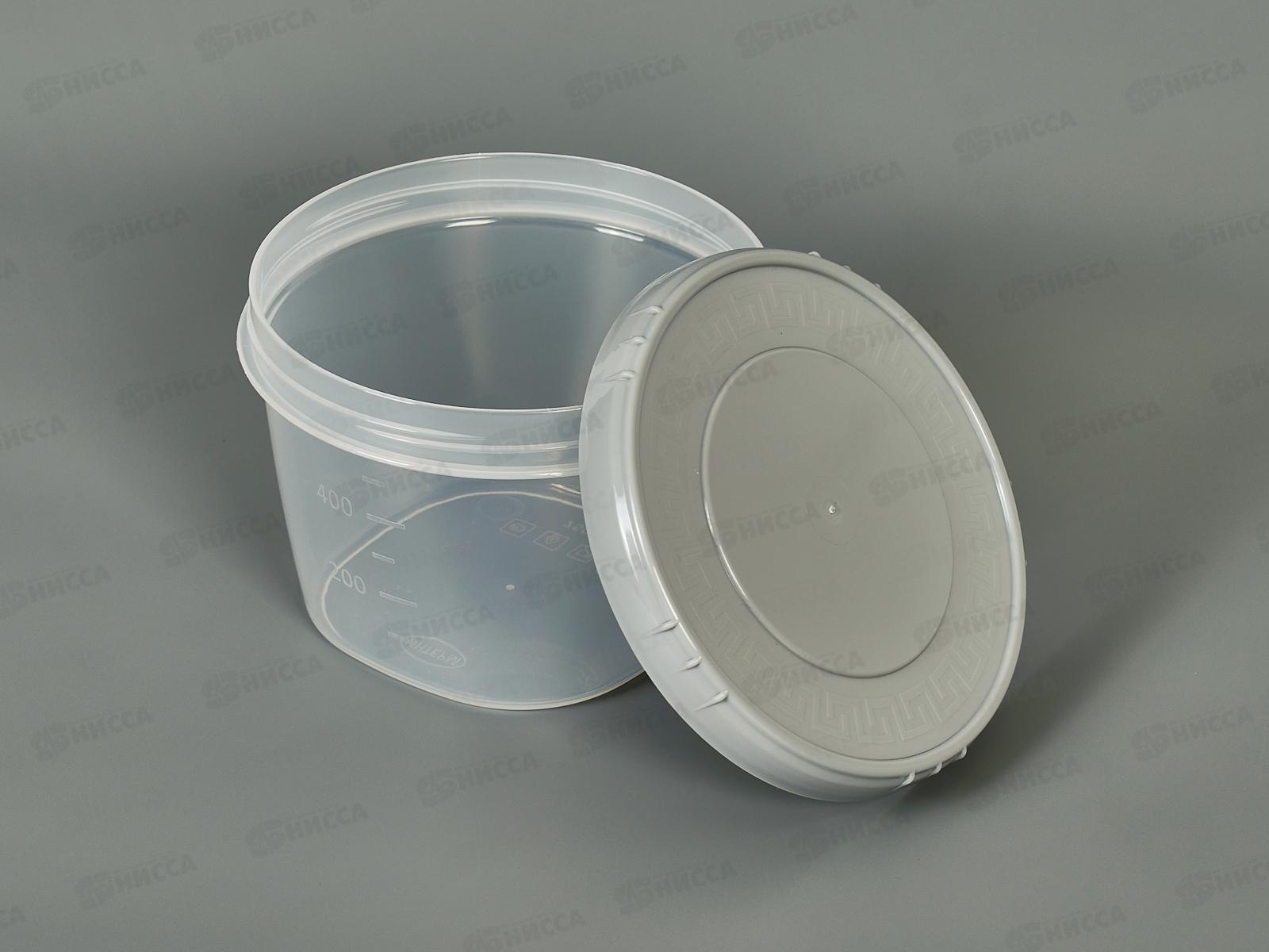 Емкость (Банка) 750мл крышка серая  *50