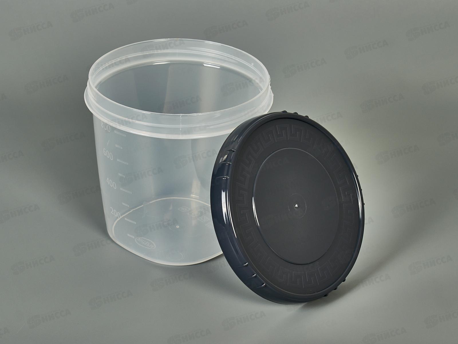 Емкость (Банка) 1л крышка графитовая *40  ИНТ