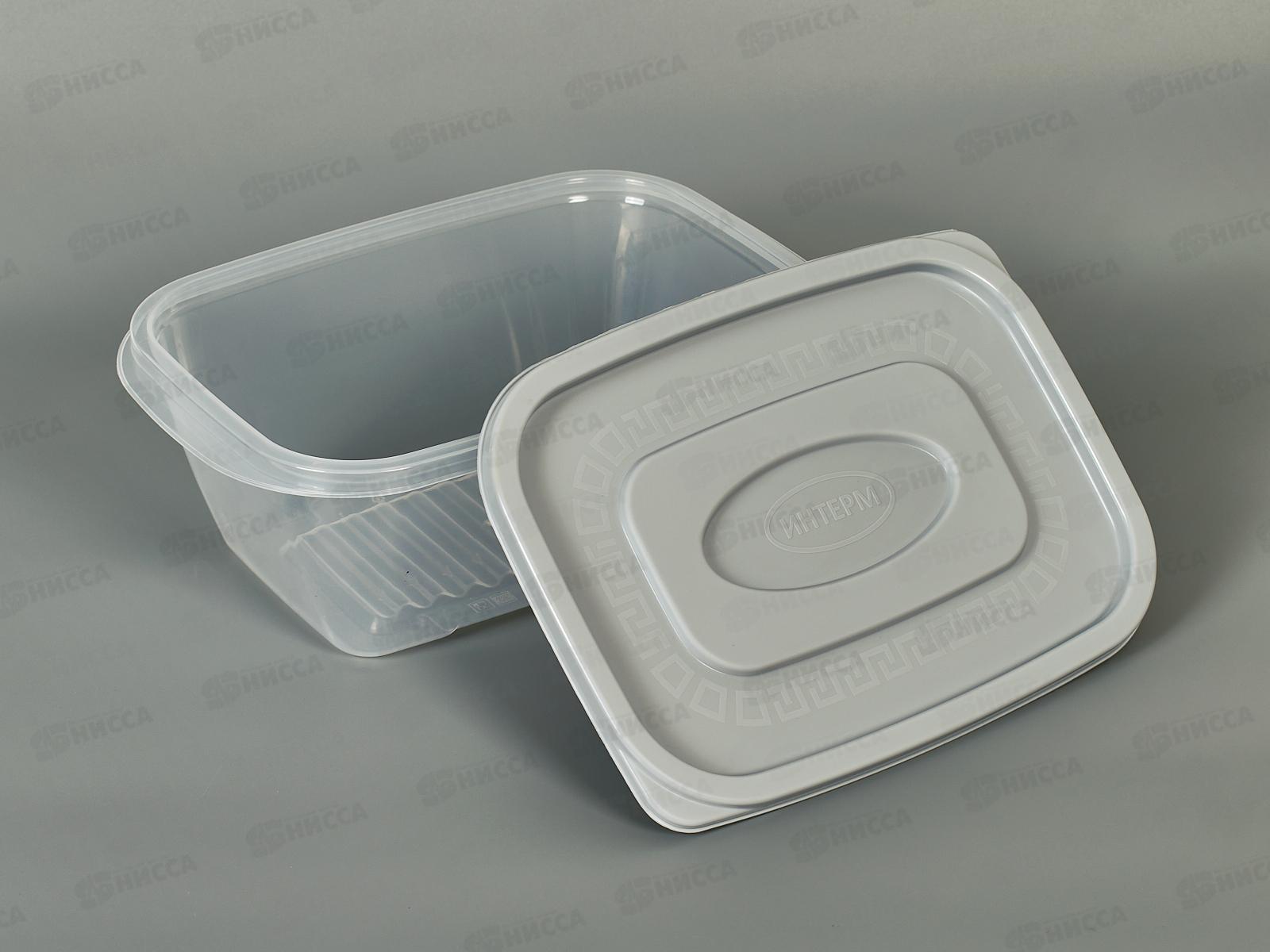 Контейнер 2,0л с серой крышкой *50  ИНТ