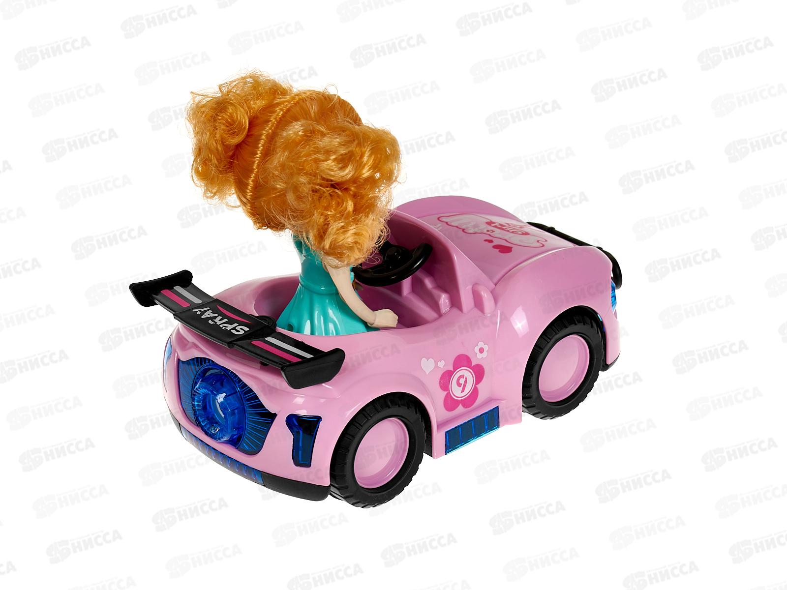 Набор &quotКукла с машинкой&quot 2959404 свет и звук, в коробке 18*12,5*10,5