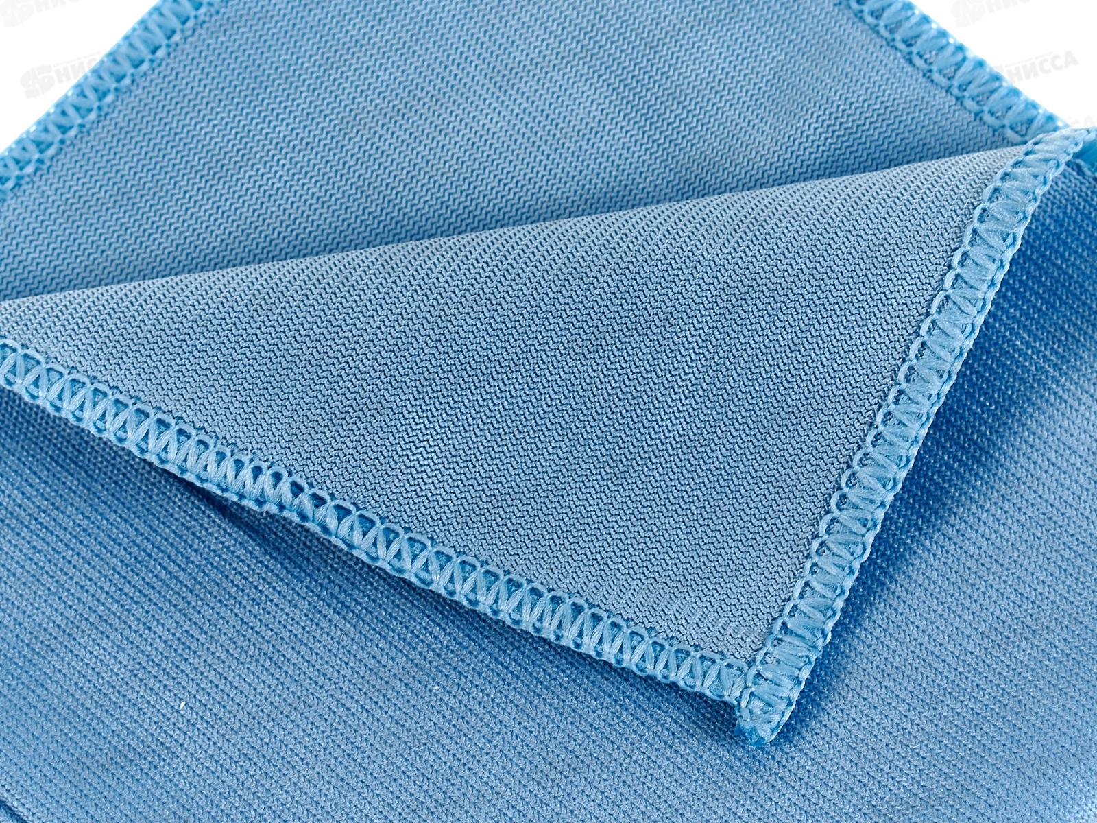 NAMZA Салфетка д/стекол и зеркал голубая 0109