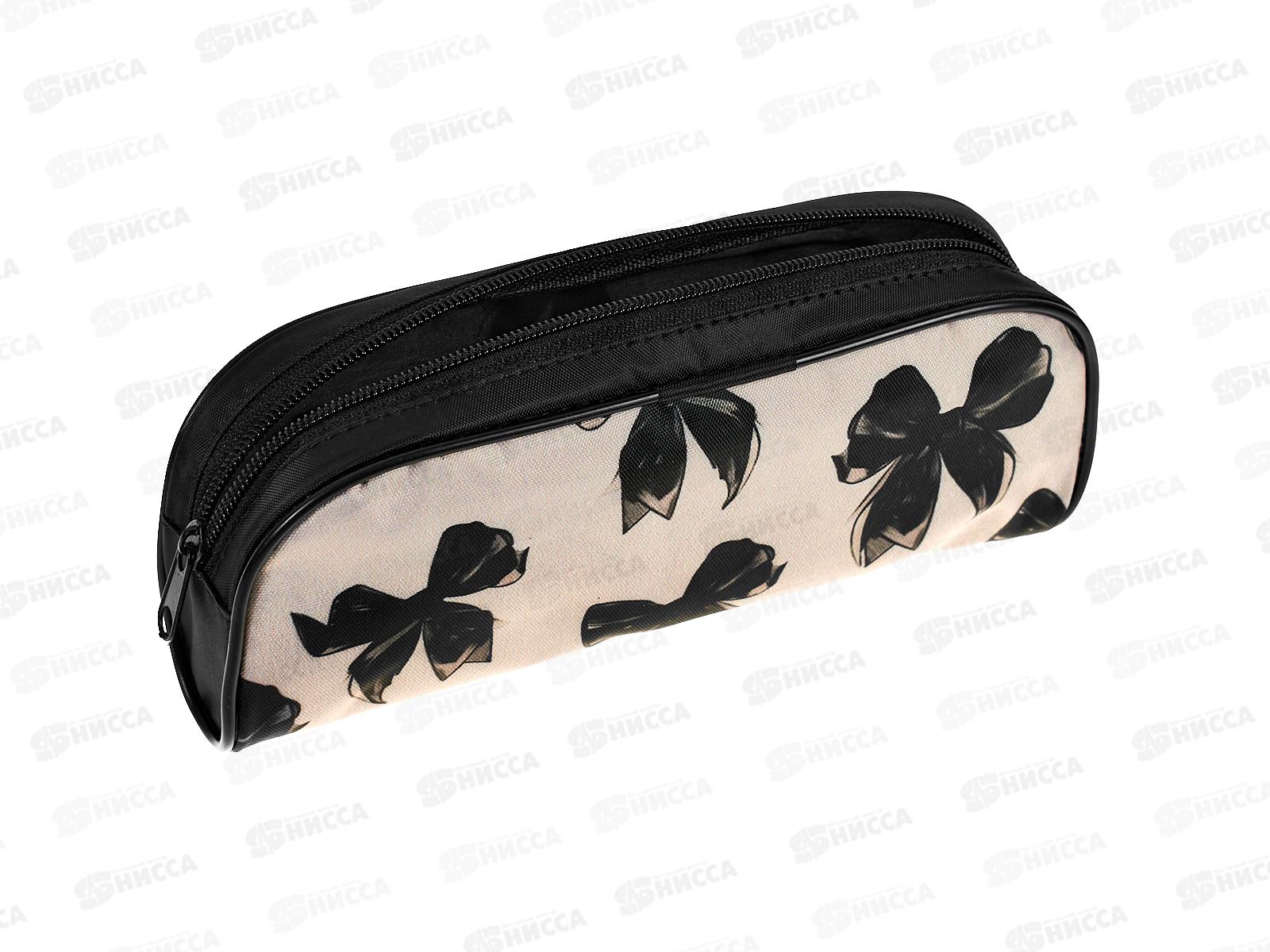 Пенал 1-секц ПЧЕЛКА Бантики 2025 200*95*40  К-14