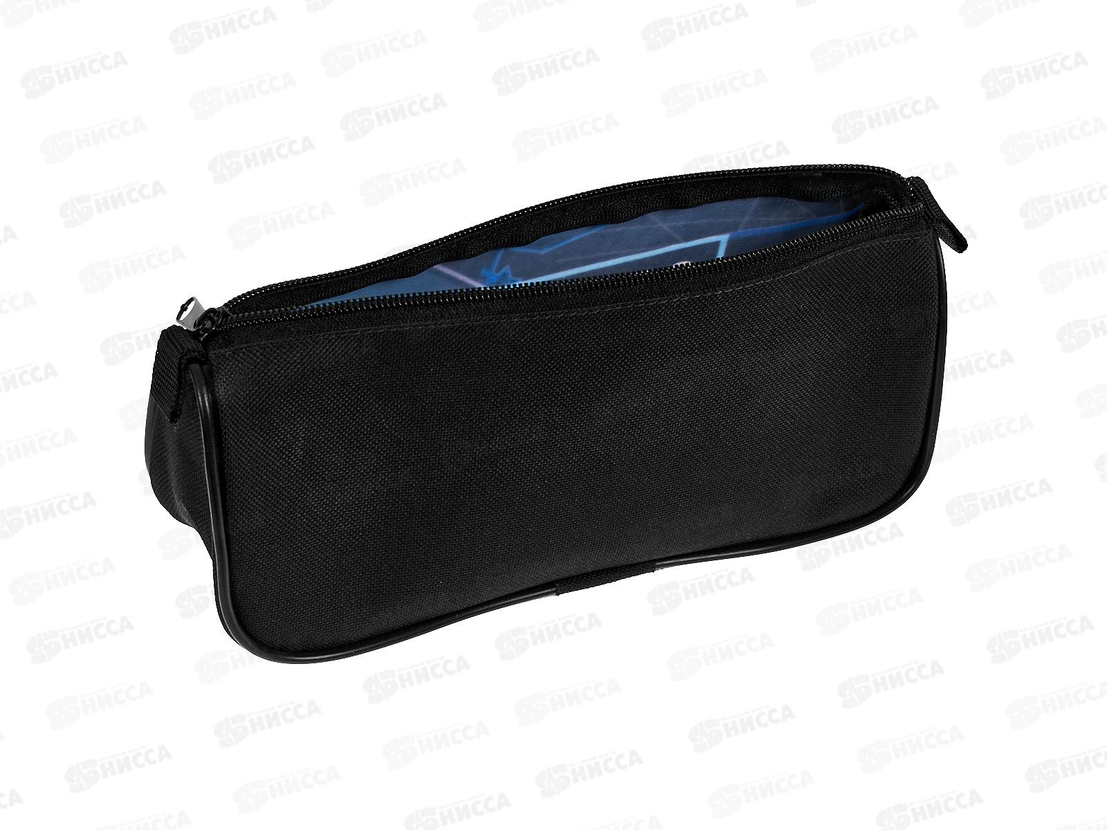 Пенал-косм. ПЧЕЛКА Треугольники молн.печать на ткани, К-7 *12