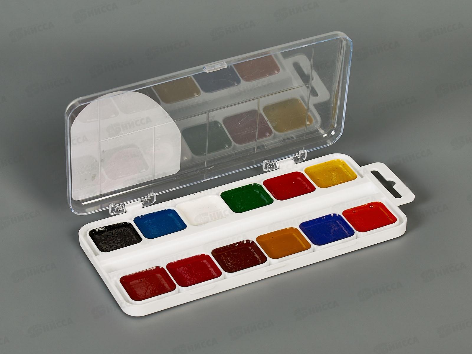 Акварель Alingar медовая 12цв. Фламинго к/у, б/к, AL11033 *15