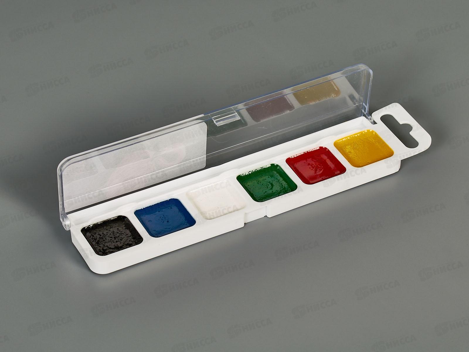 Акварель Alingar медовая 6цв. Фламинго к/у, б/к, AL11031 *15