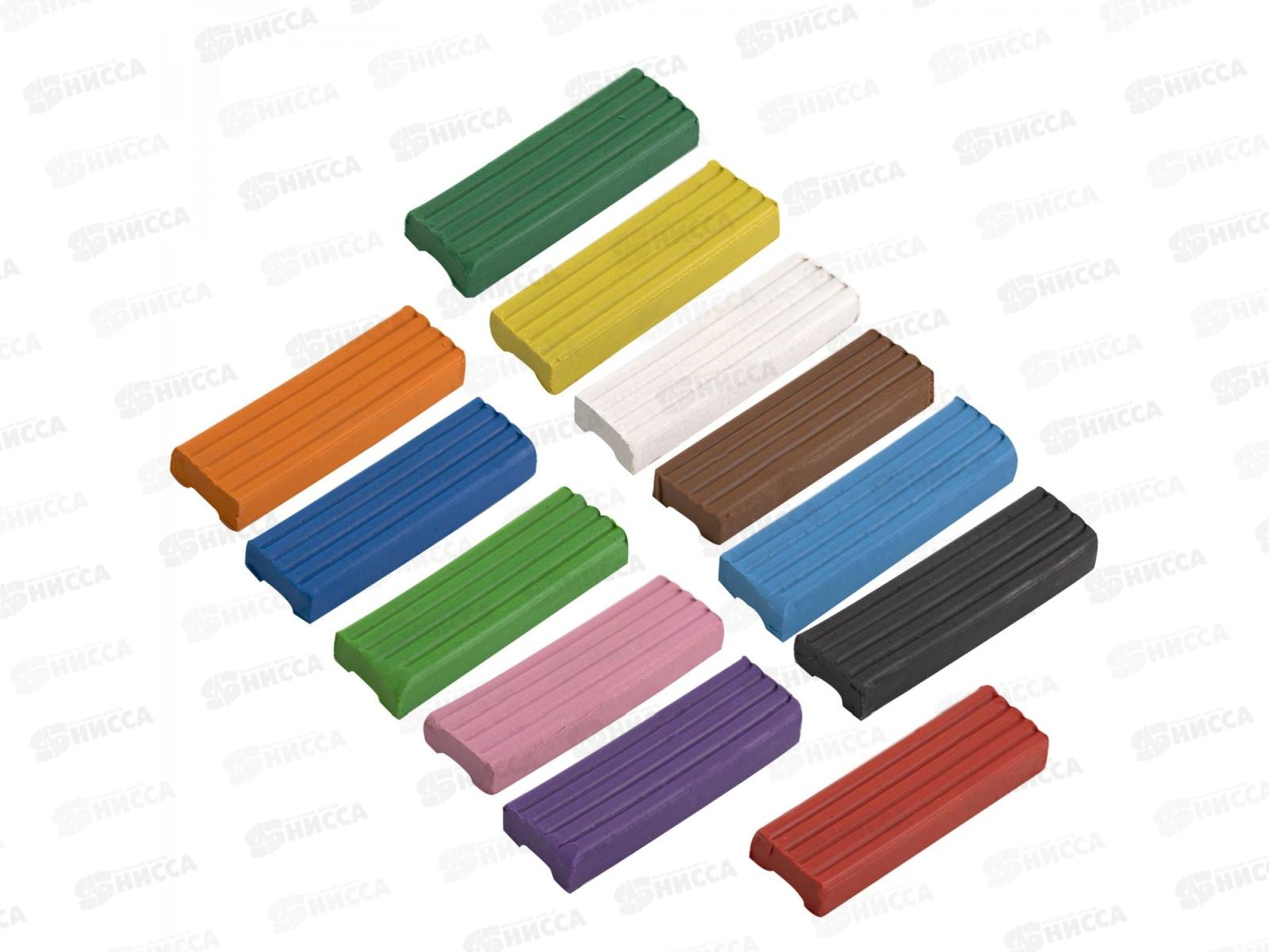 Пластилин 12цв 180г Alingar Лев,AL12097 *36