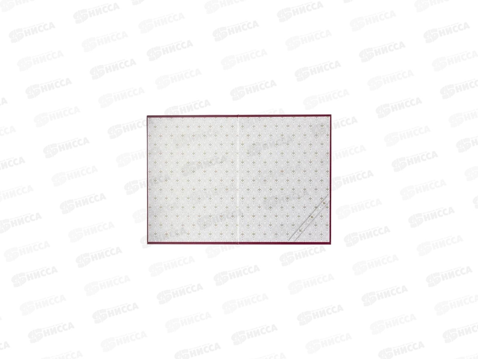 Папка адрес.  А4 Staff Basic На подпись бордовая,129634