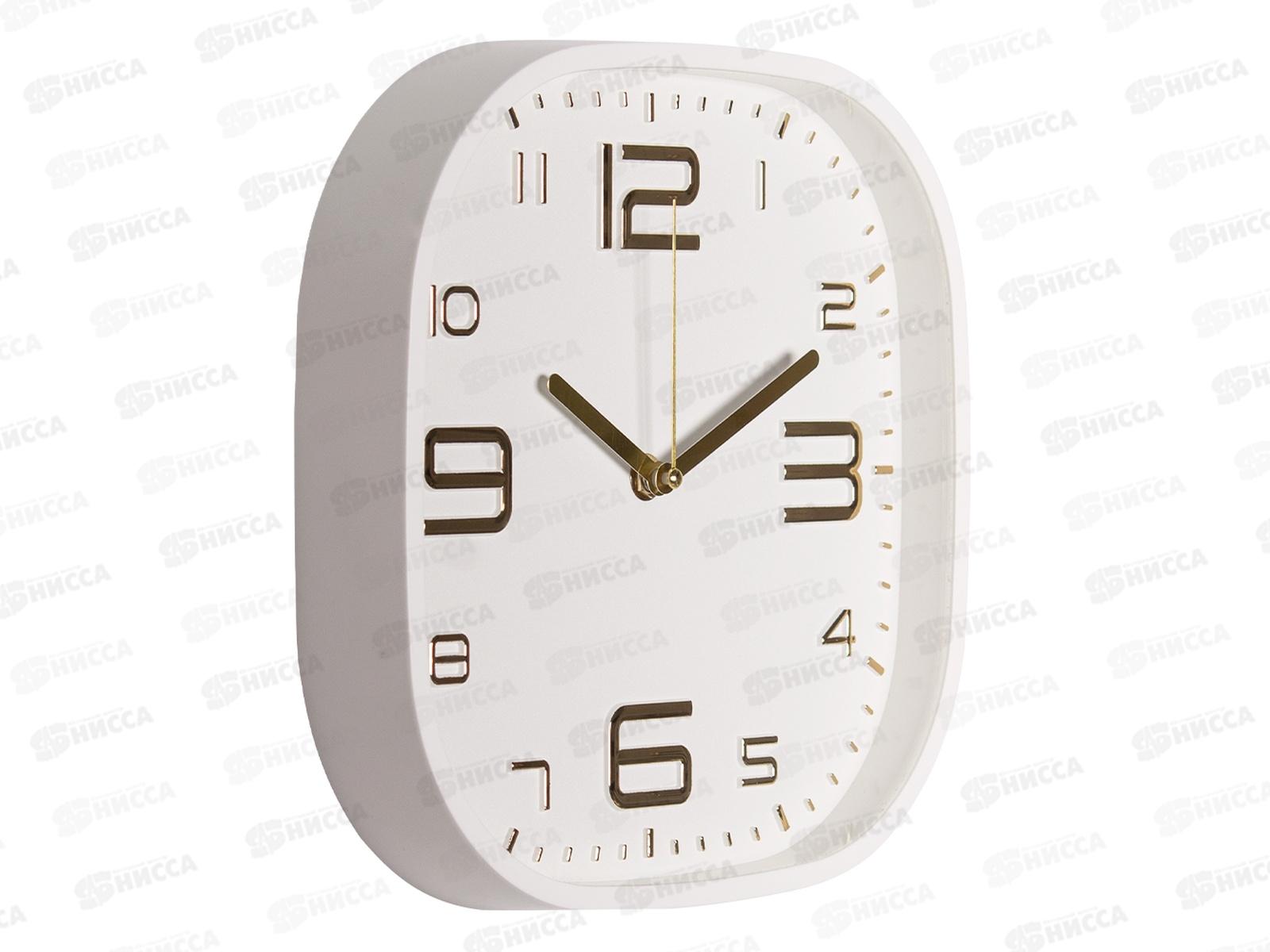 Часы &quot21 Век&quot 2501-001 (10) Классика, белый-золото Рубин