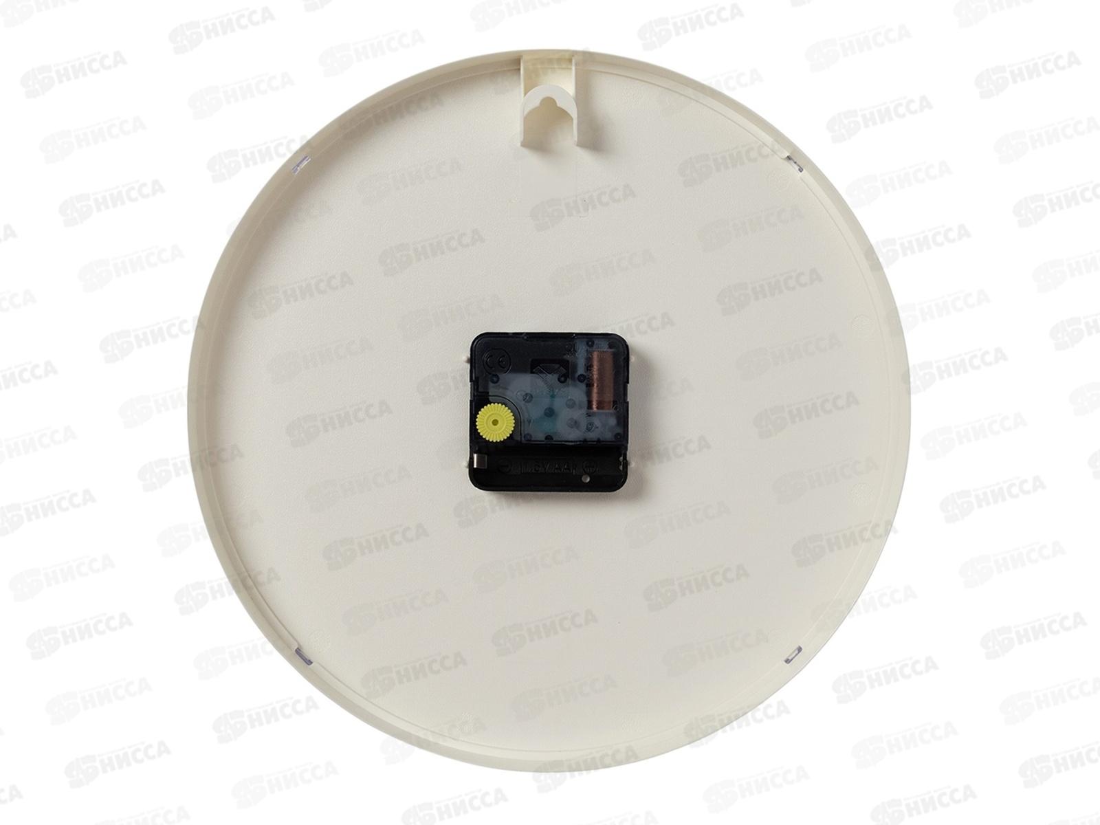 Часы &quot21 Век&quot 2524-124 Узор D-25см, Рубин