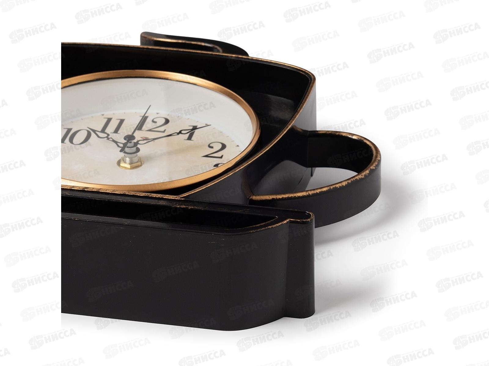 Часы &quot21 Век&quot 2523-003 чашка 25*24, &quotКлассика&quot, черный с медью