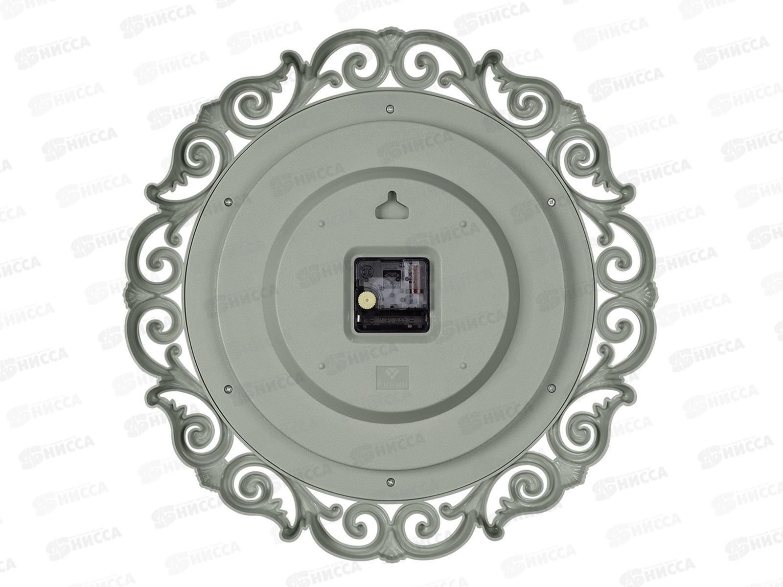 Часы настенные &quot21 Век&quot 4126-010 Классика оливкковый с серебром, ажурный Рубин