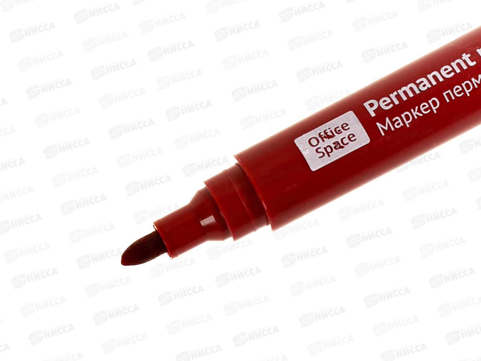 Маркер  OfficeSpace красный, 3мм. 8004А 265704*12/72