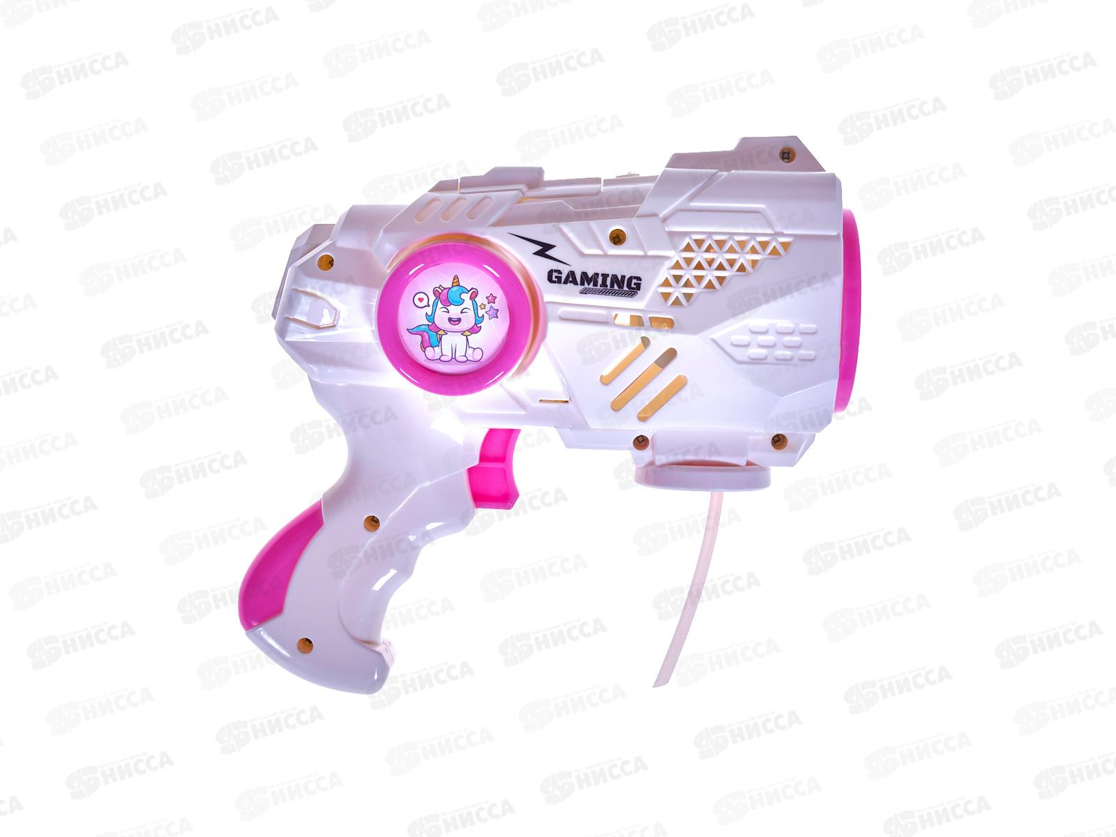 Пистолет для пускания мыльных пузырей на бат. 2806948 в коробке