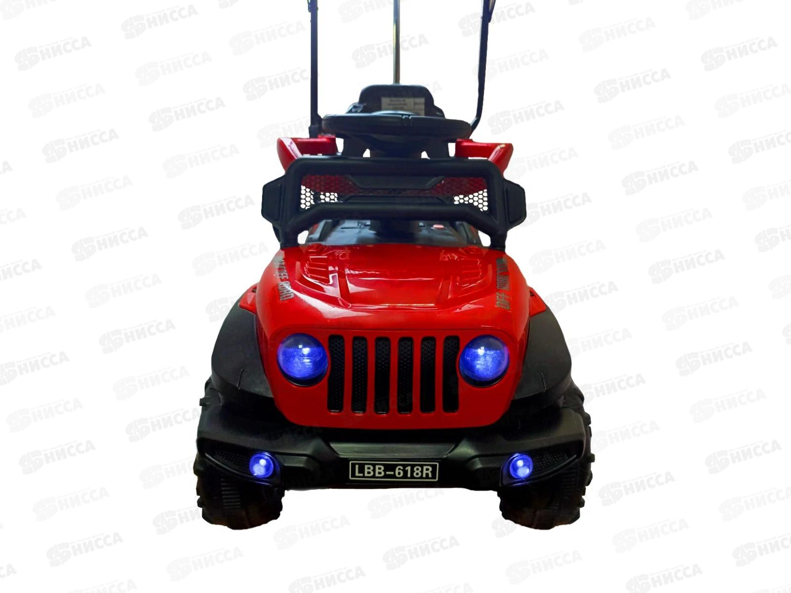 Машинка на аккумуляторе р/у, скорость 3 км/ч, красный, IT110761 в/к