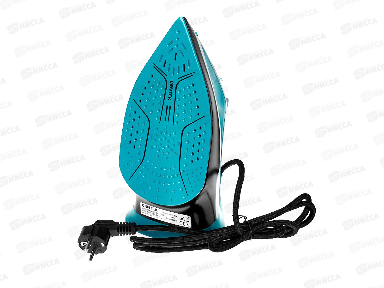 Утюг электро CT-2324 2800вт Бирюзовый   *10