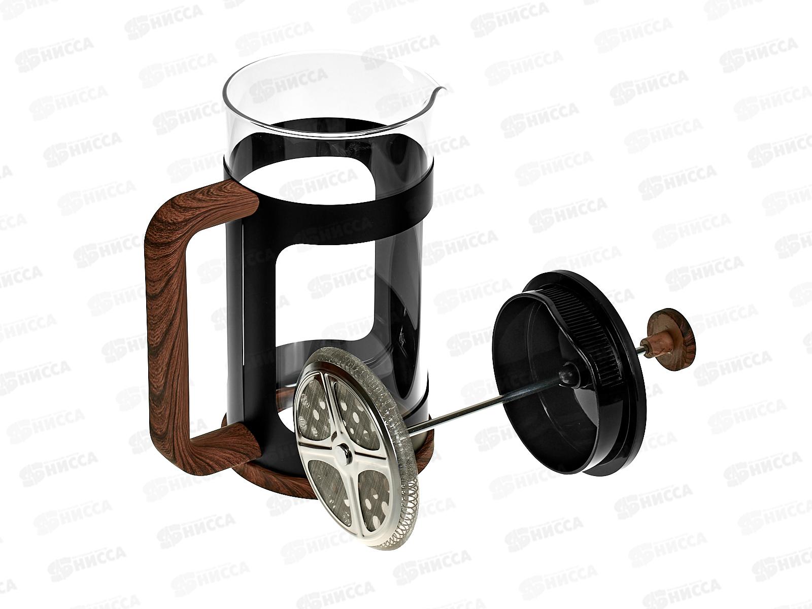 Френч-пресс 1,0л LR06-62-1000 экологически чистый