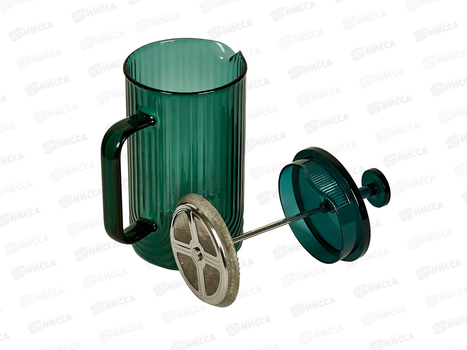 Френч-пресс 0,6л LR06-64-600 боросиликатное стекло система фильтрации