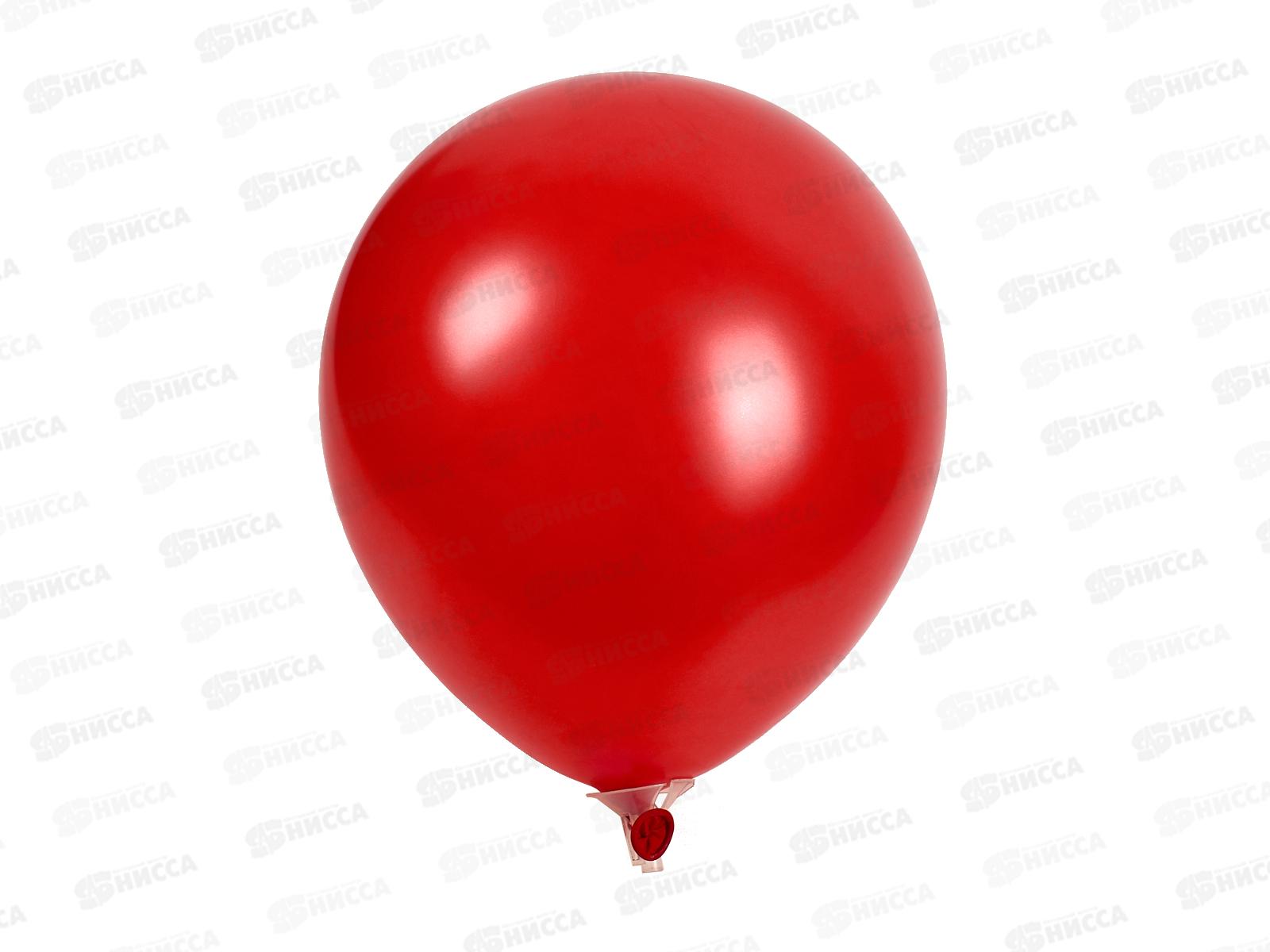 Шары 12&quot металл., красный.100шт, МС-3443