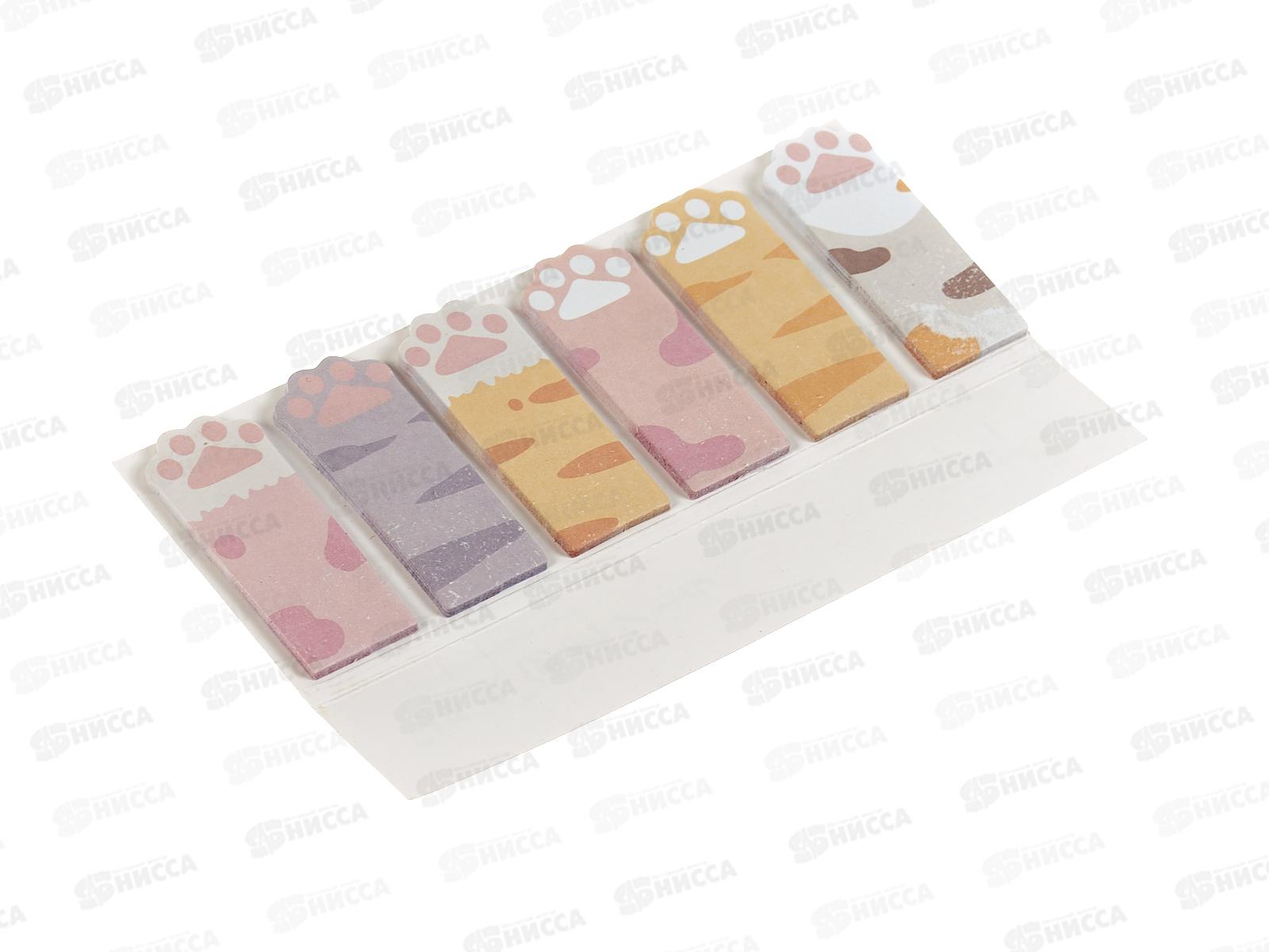 Стикеры-мемо бумага 6сетов*20л Лапки YSD-7797