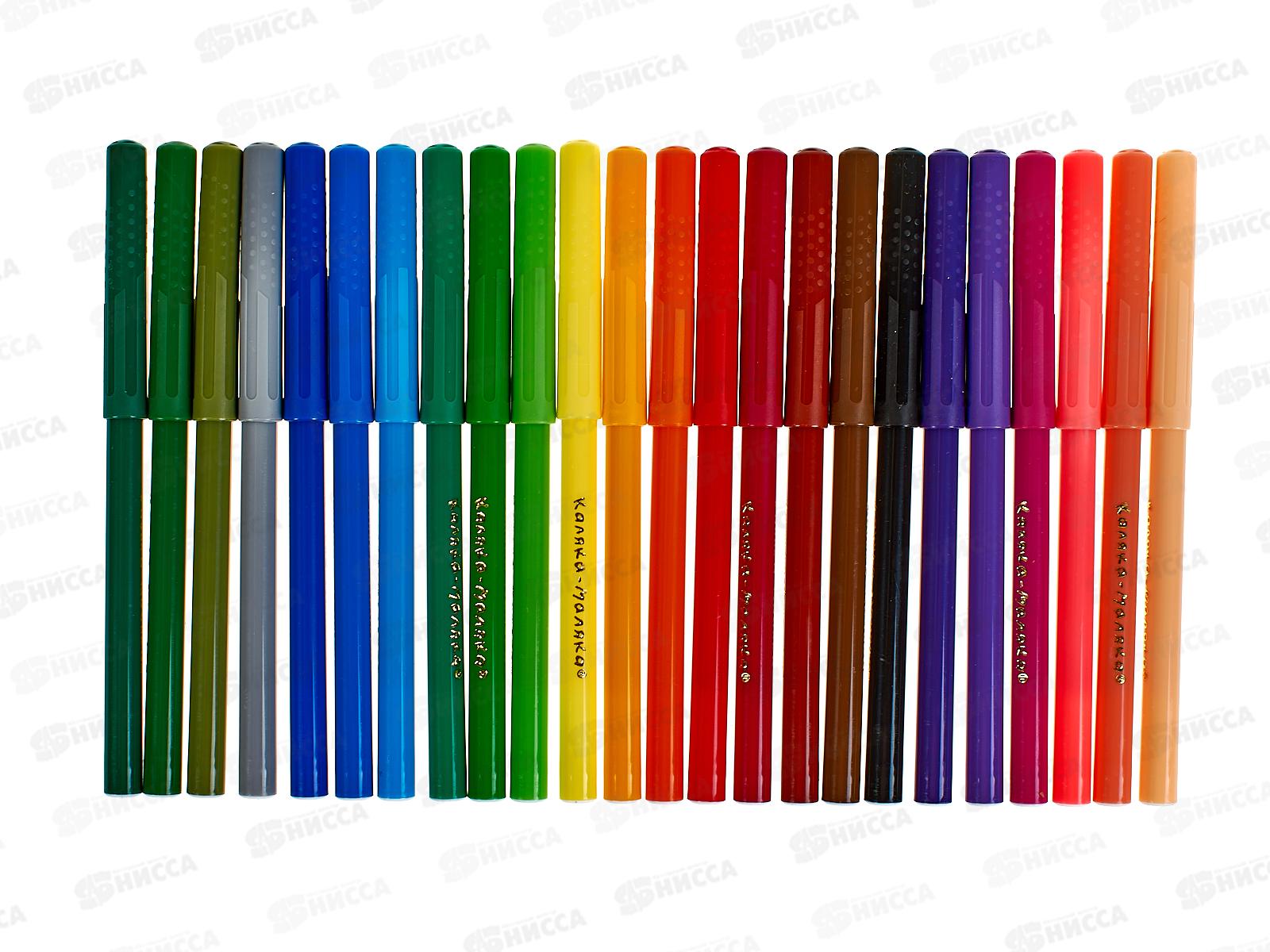 Фломастеры 24цв. Каляка-Маляка, смыв, к/уп., ФКРКМ24 *12/72