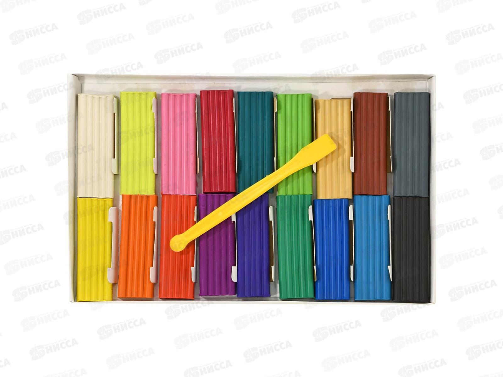 Пластилин 18цв 360г Каляка-Маляка стек, ПКМ1820 *10