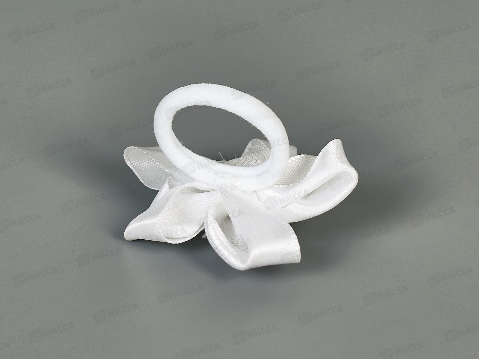 Бантик с резинкой шелк крупн камень №5284 (уп 2шт)