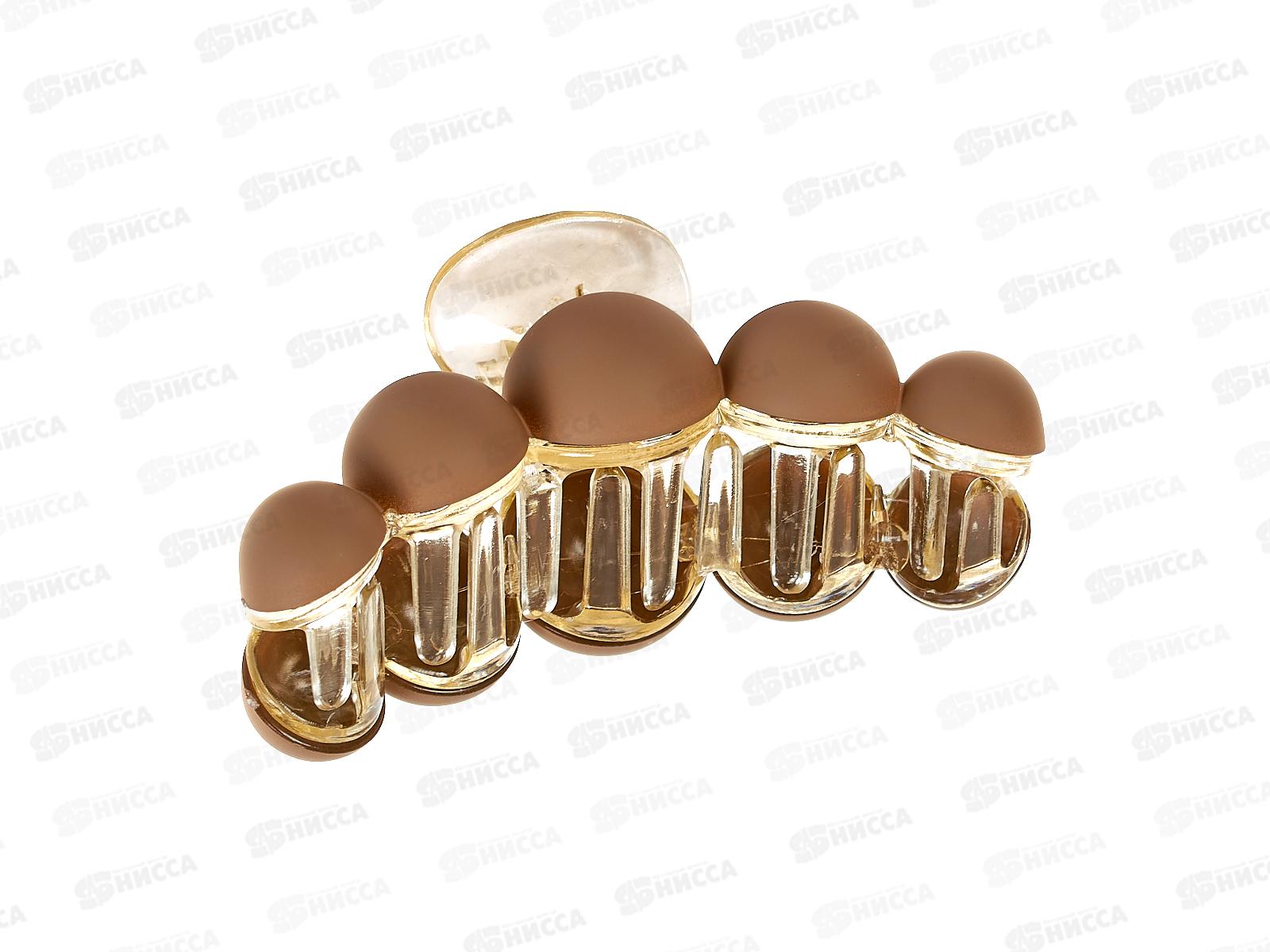 Краб пластик 10см п/жемчуг коричн №2326