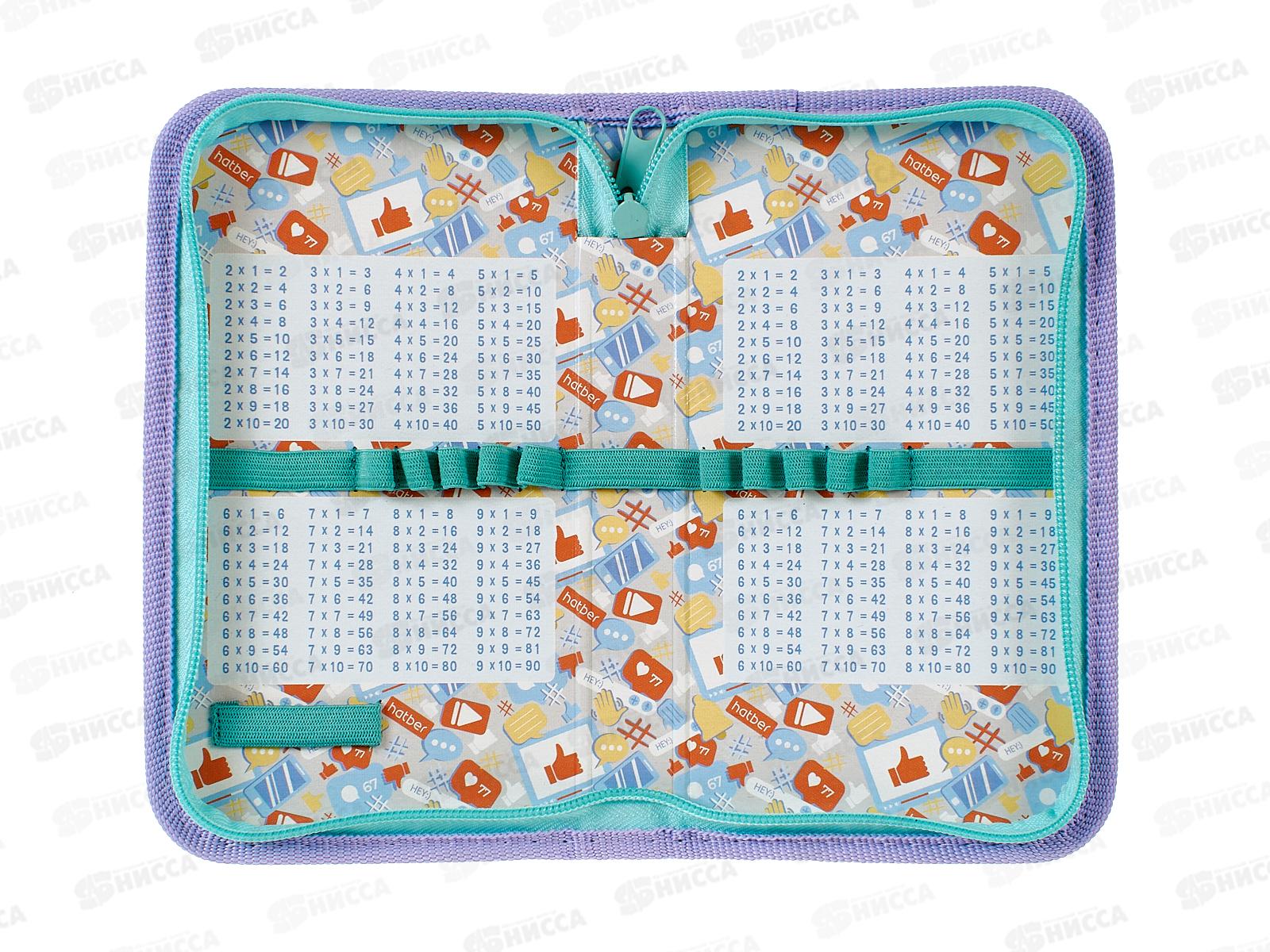 Пенал Hatber 19*11,5 Модница 1 отд, молн., 19005 *12